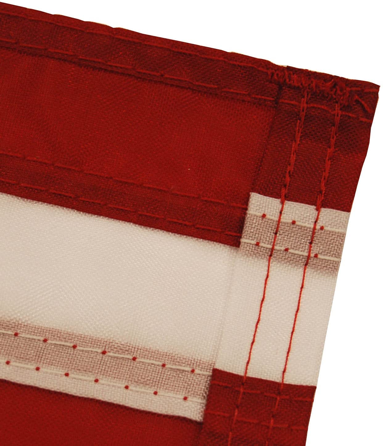 TAYLOR MADE PRODUCTS Sewn American Flag for Boats, 20" x 30", Marine-Grade Nylon, Fade Resistant, Brass Grommets, Embroidered Stars and Stripes, Flag only - 2020109196