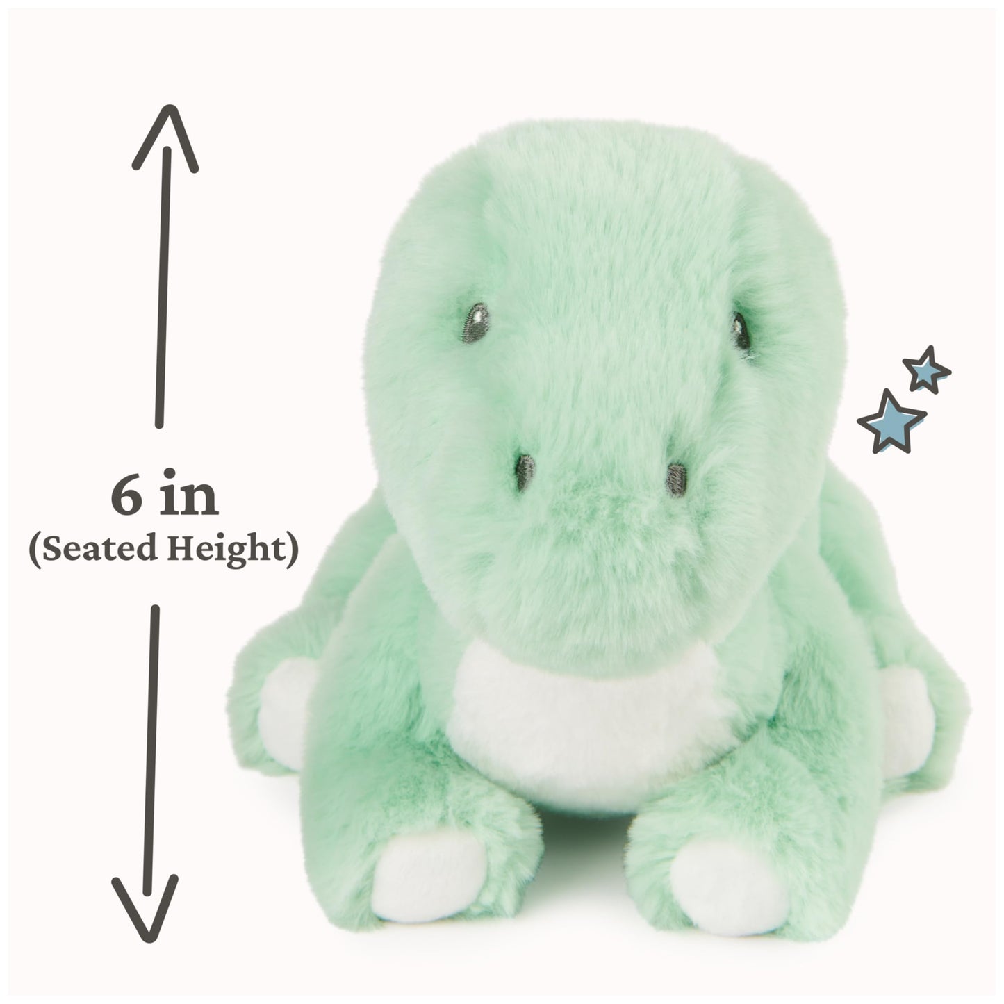 Baby GUND Fern Dinosaur Plush, Stuffed Animal for Babies and Toddlers, Green, 10”