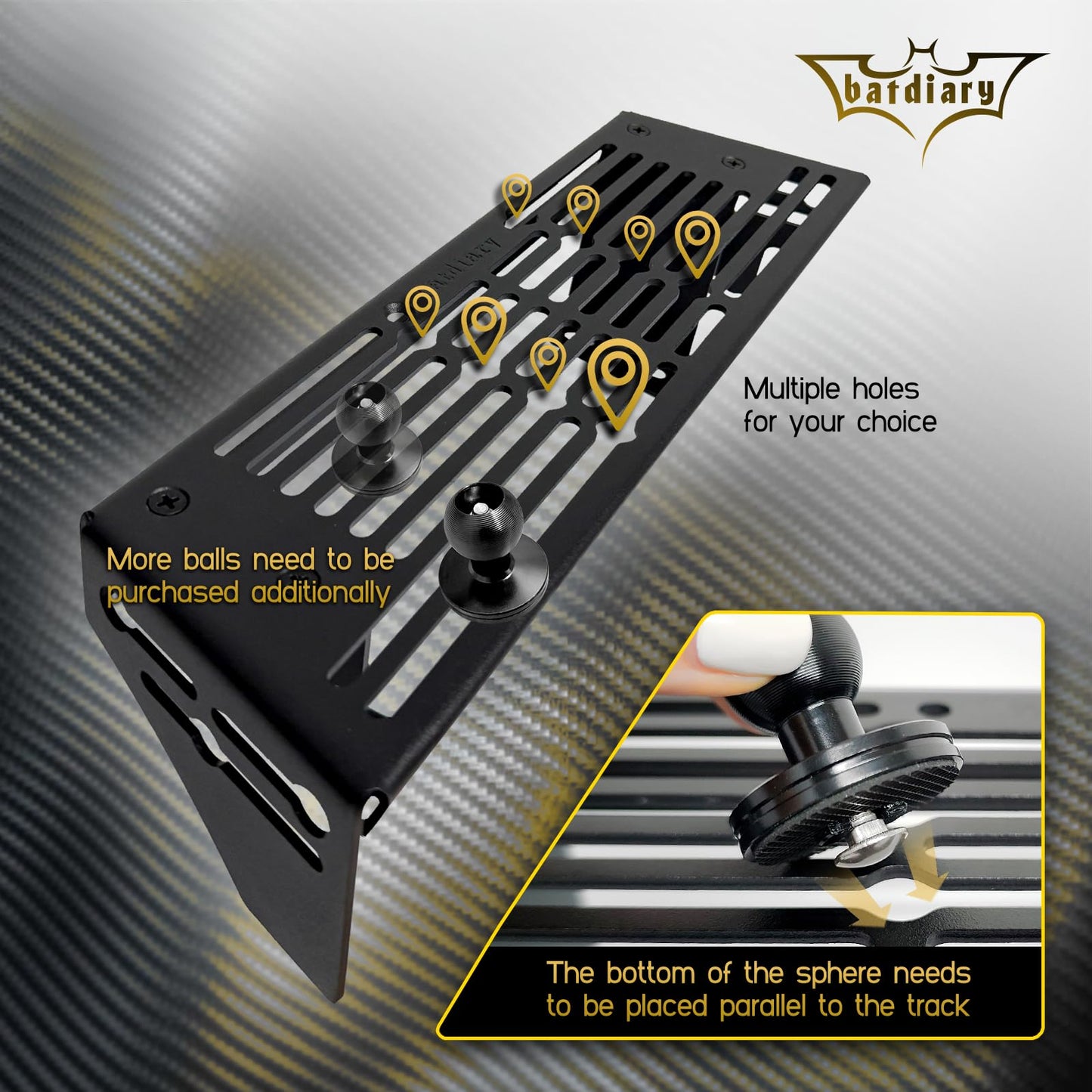 Batdiary 2026 2025 Tacoma Magnetic Phone Mount for 2026 2024 2025 Toy ot a Tacoma metal Cell Phone Holder 2024+ Tacoma Accessories Dashboard Platform Mount -No Drill Installation(Only for 14Inch Nav.)