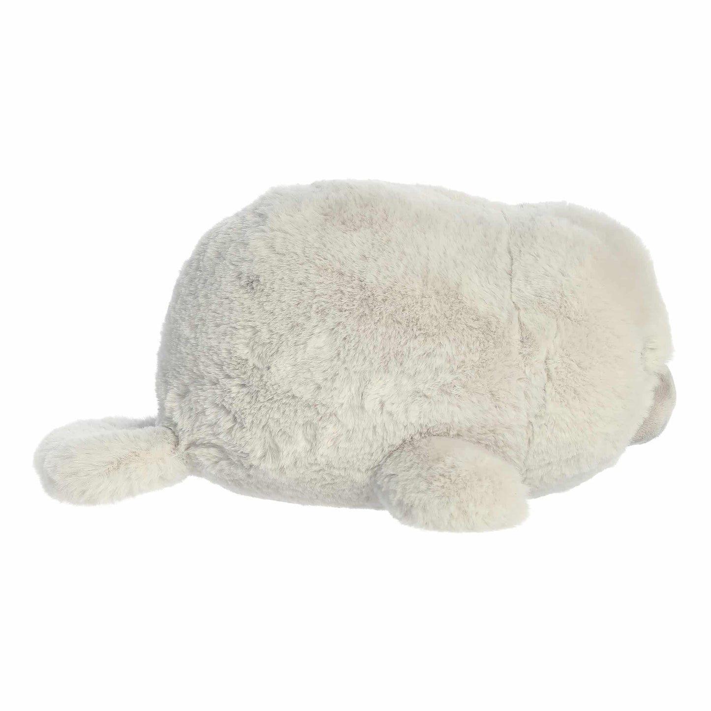 Aurora® Adorable Spudsters™ Mumbles Manatee™ Stuffed Animal - Round Shape Makes for Comforting Cuddles - Perfect for Kids All Ages and Animal Loving Adults - Gray 11.5 Inches