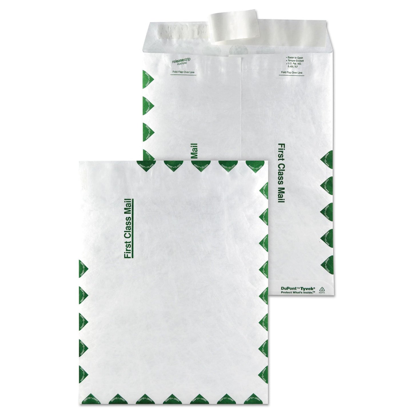 Survivor R1470 Tyvek Open-End Envelope,1st Class,9-Inch x12-Inch,100/BX,WE