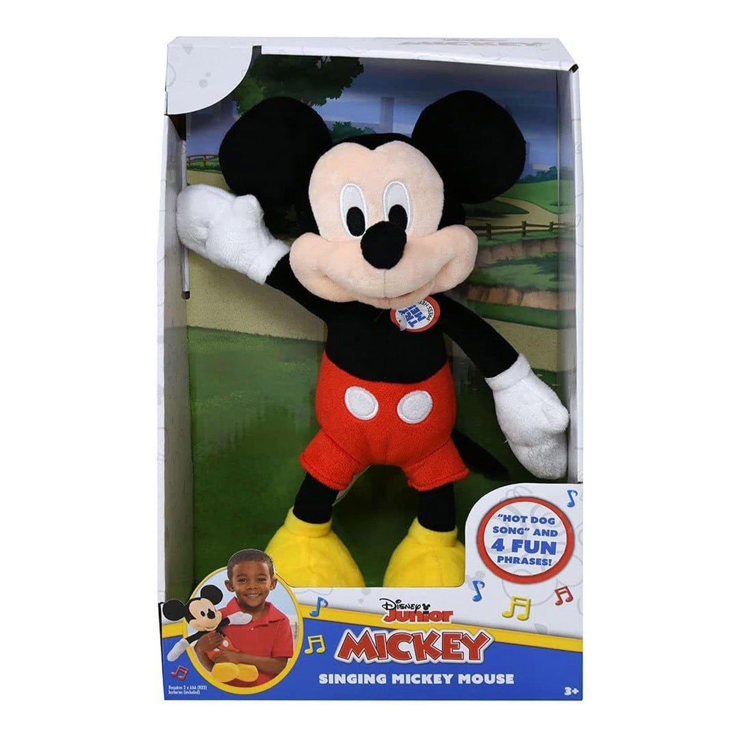 Disney Mickey ‘Hot Dog Song” 12” Singing Plush Toys