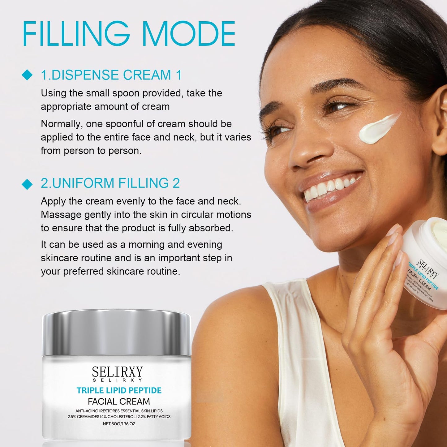 Nodfens Triple Lipid-Peptide Cream, Restore & Fix Mature Skin Advanced Face Cream for Radiant, Smooth Skin Recovery Cream Face Moisturizer Facial Cream