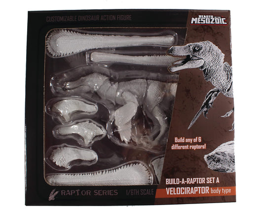 Creative Beast Studios Beasts of The Mesozoic: Velociraptor Build-a-Raptor 1:18 Scale Figure Set A