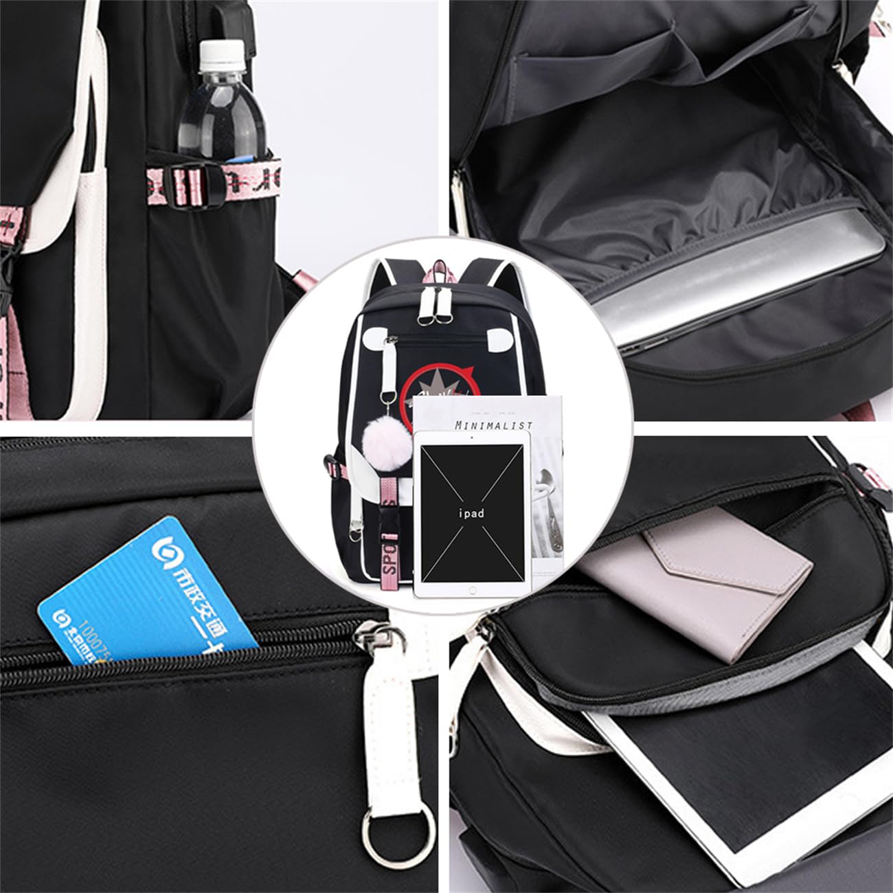 eTel Like Stray Kids Backpack Merch, Stray Kids Book Bag Casual Backpack