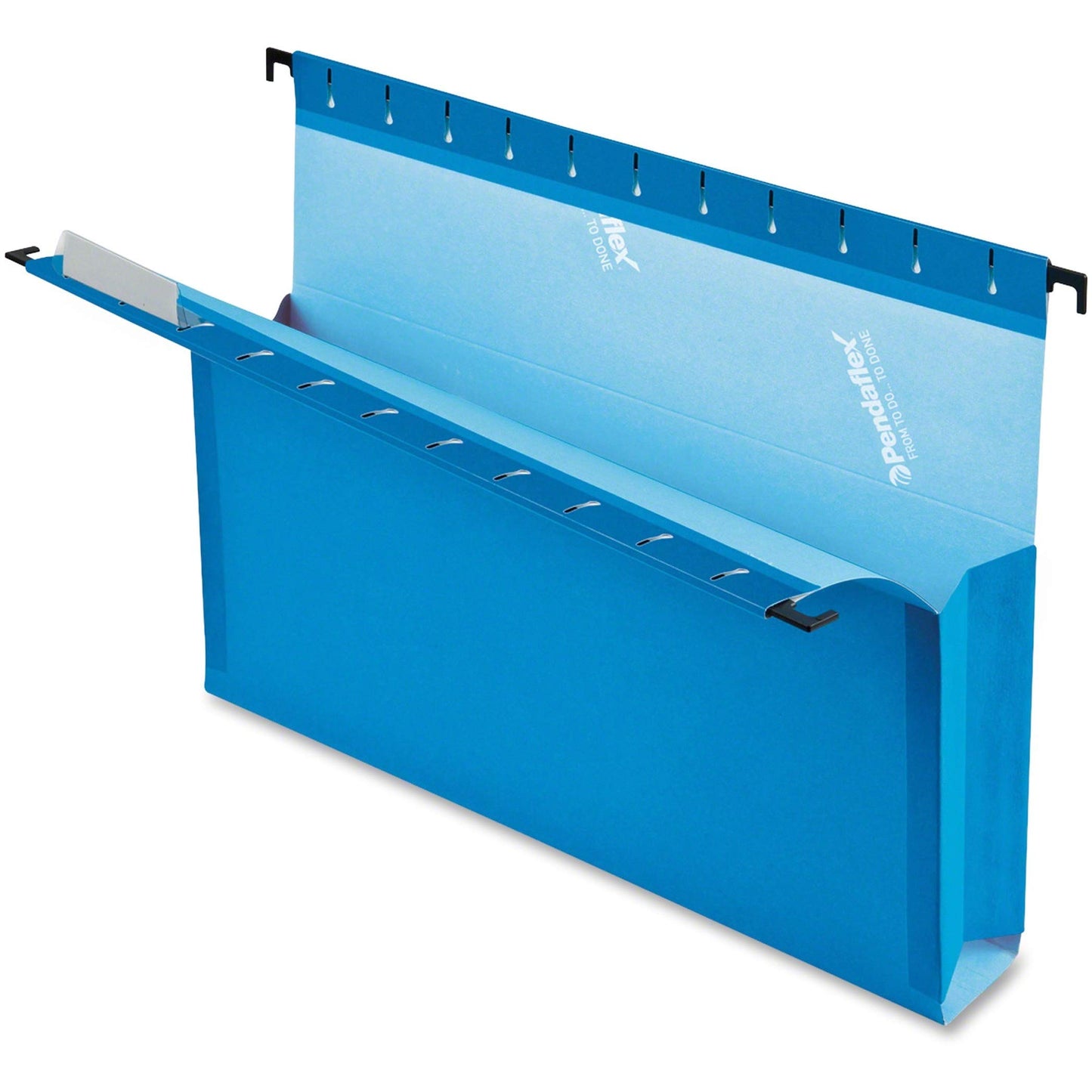 Pendaflex SureHook Reinforced Hanging Box File, 3", Letter, Blue, 1/5 Cut, 25/BX (59203)