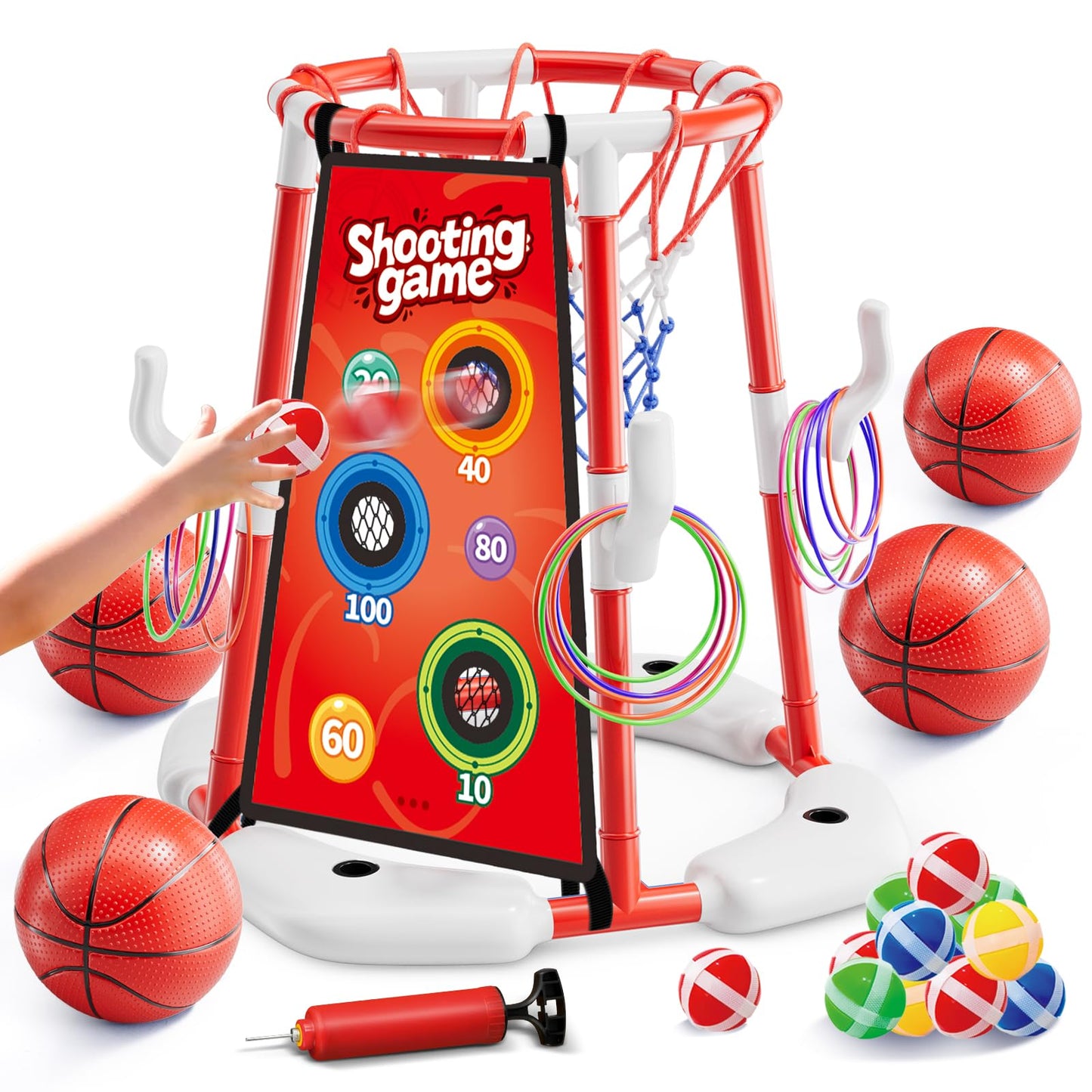 Water Basketball Hoop (red)