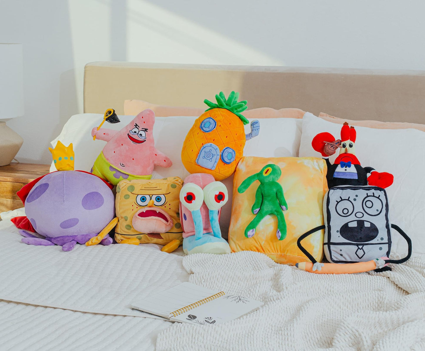 Nickelodeon Spongebob Squarepants DoodleBob 10-Inch Collector Plush Toy, Large Soft Stuffed Animal
