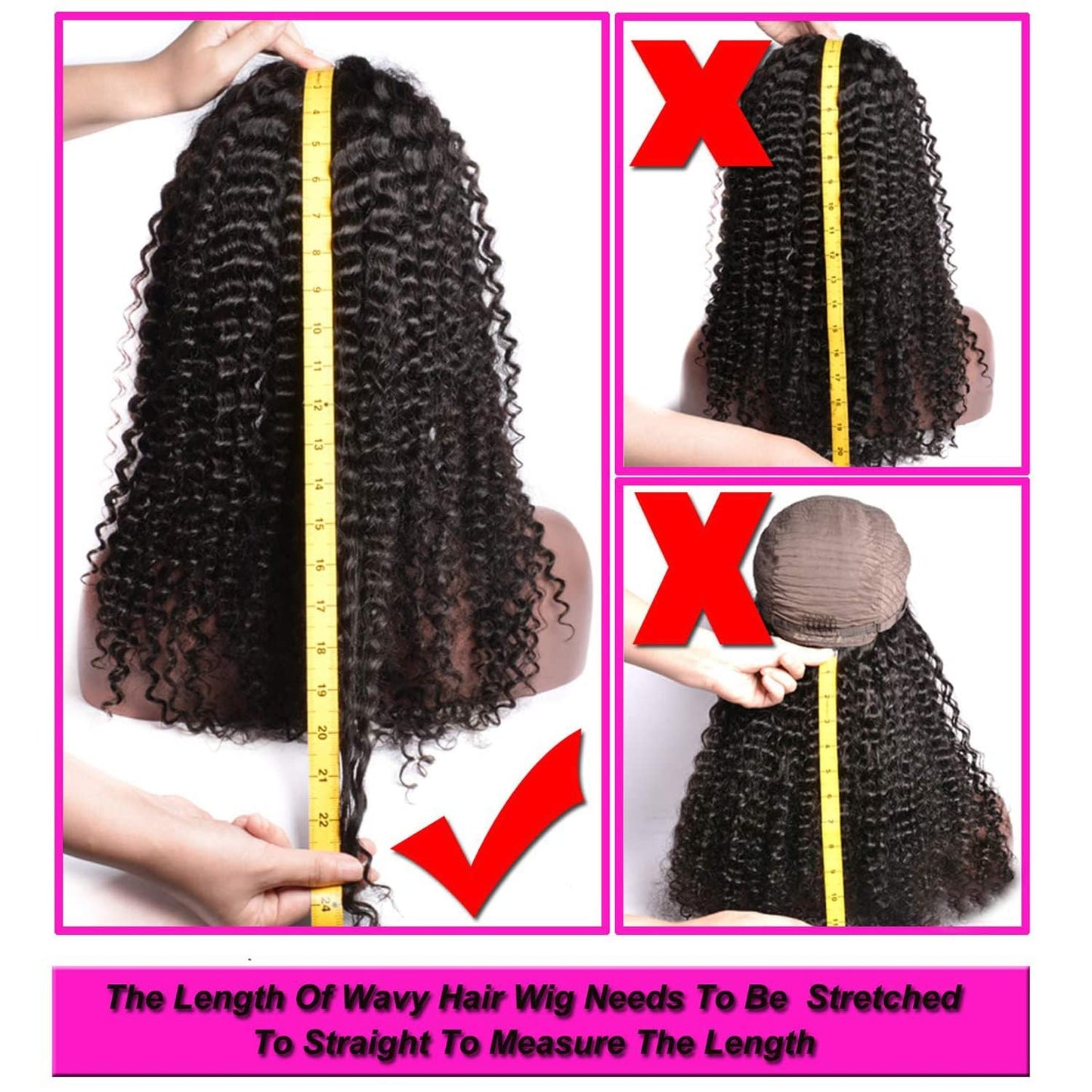 PRIMELACE Kinky Curly HD Lace Front Wigs Human Hair 18 inch Pre Plucked 13x4 Lace Frontal Human Hair Kinky Curly Wig with Baby Hair Kinkycurly Wig Human Hair 180 Density