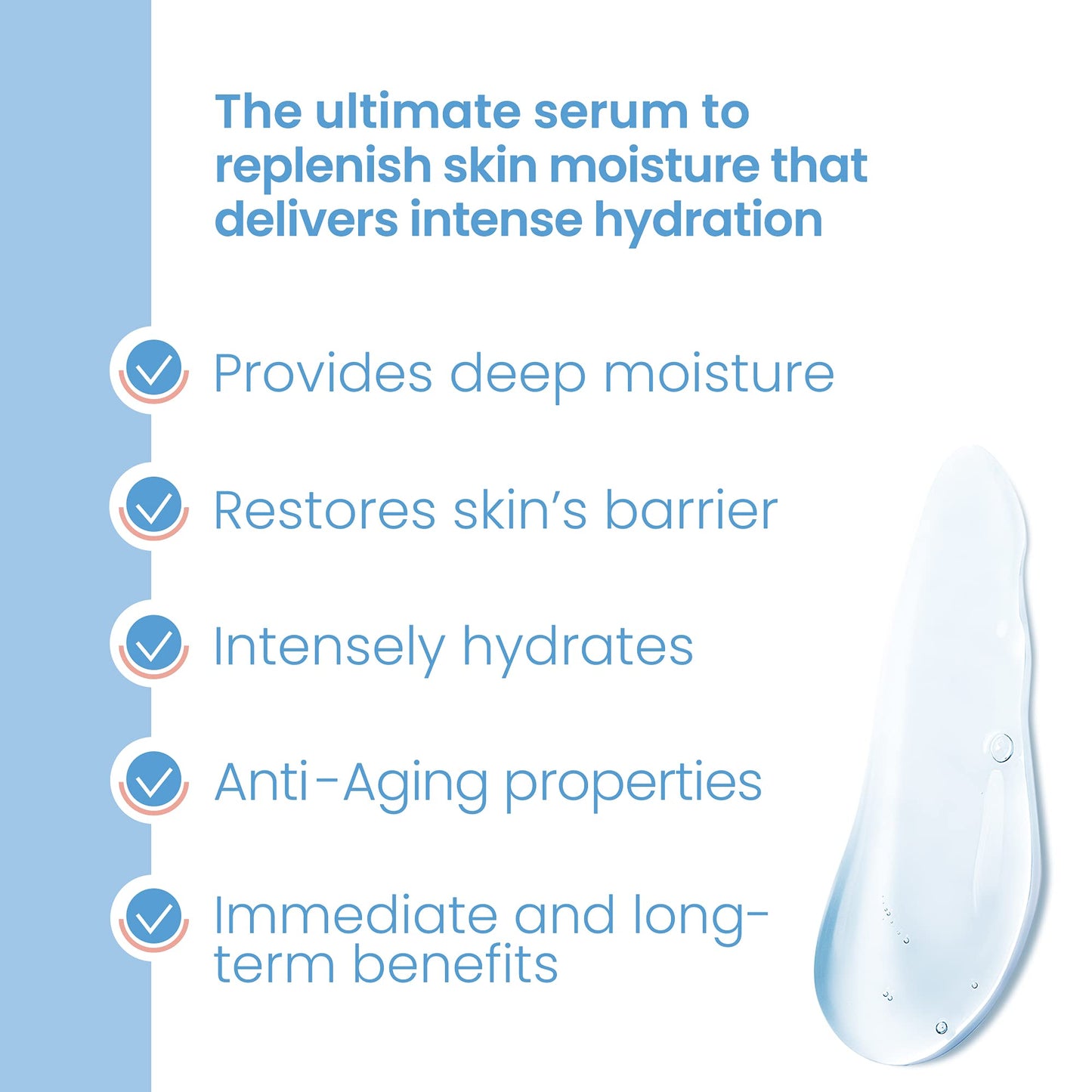 Pure Daily Care High Energy Hyaluronic Serum (4 Fl. Oz) - Hydrating Clinical Grade Hyaluronic Acid.