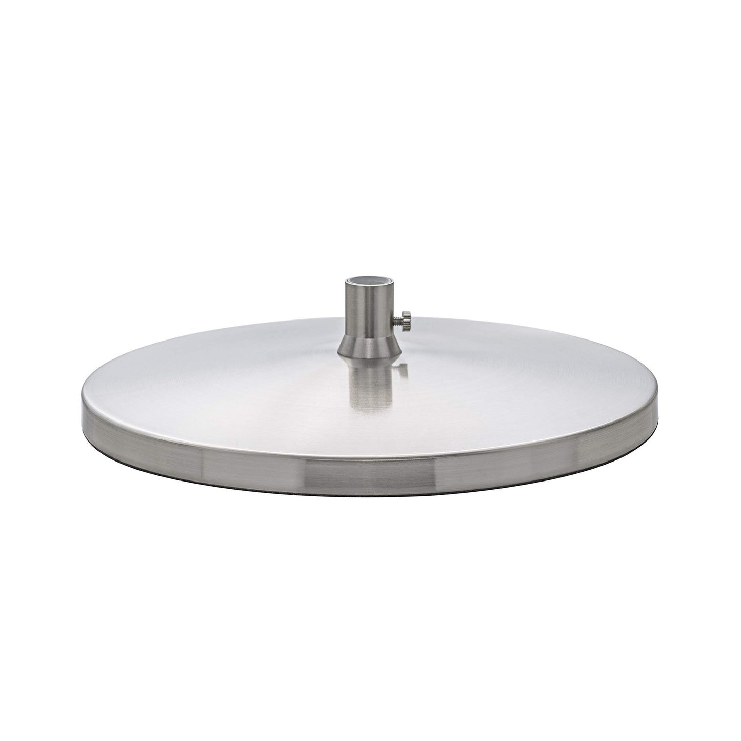 Desk Lamp Base for Slimline Models – Non-Slip Freestanding Stand - Compatible with D35108, D35107, D35106 – Brushed Steel Finish