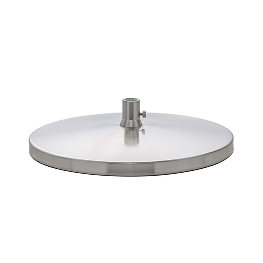 Desk Lamp Base for Slimline Models – Non-Slip Freestanding Stand - Compatible with D35108, D35107, D35106 – Brushed Steel Finish