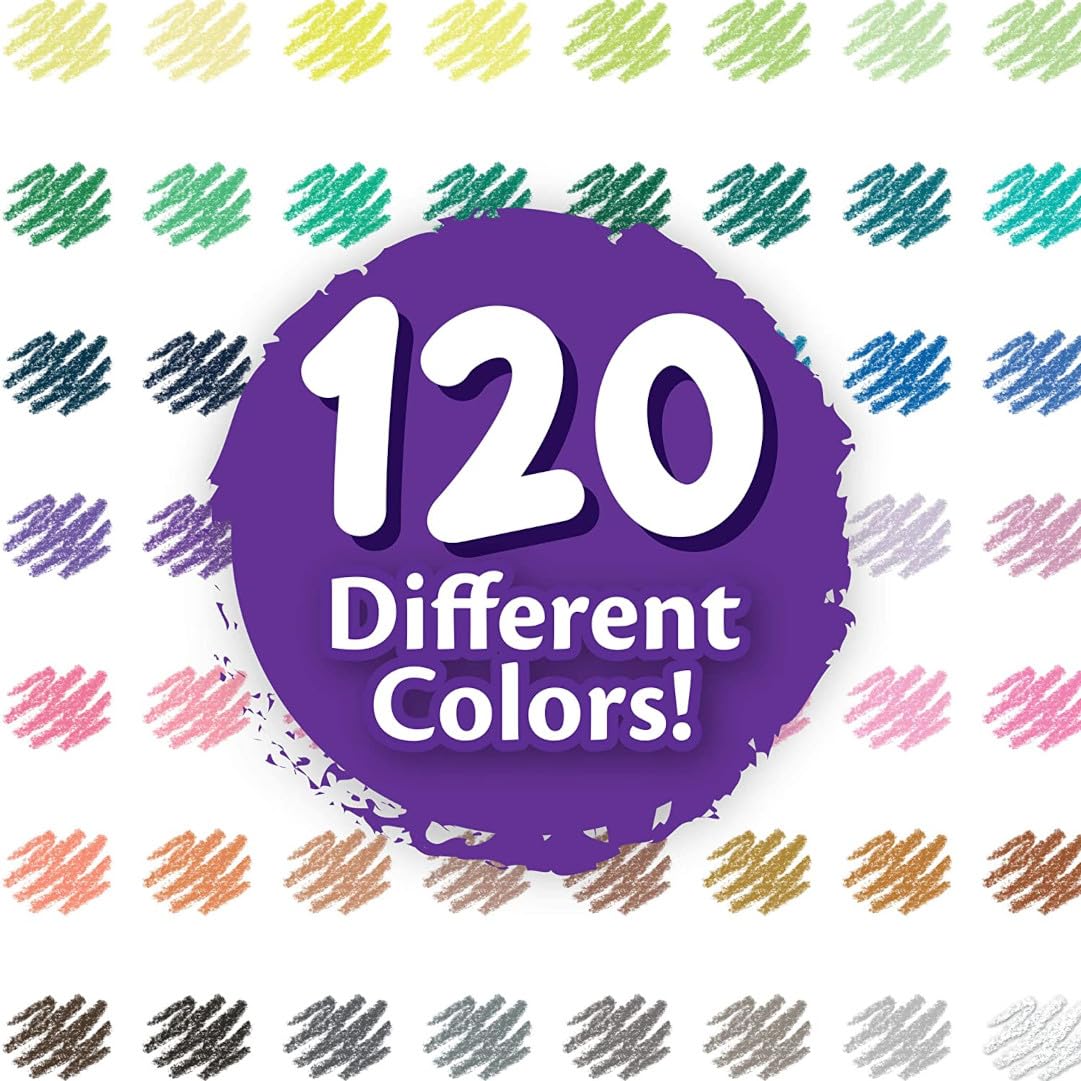 Crayola 68-8020 120 Count Colored Pencils