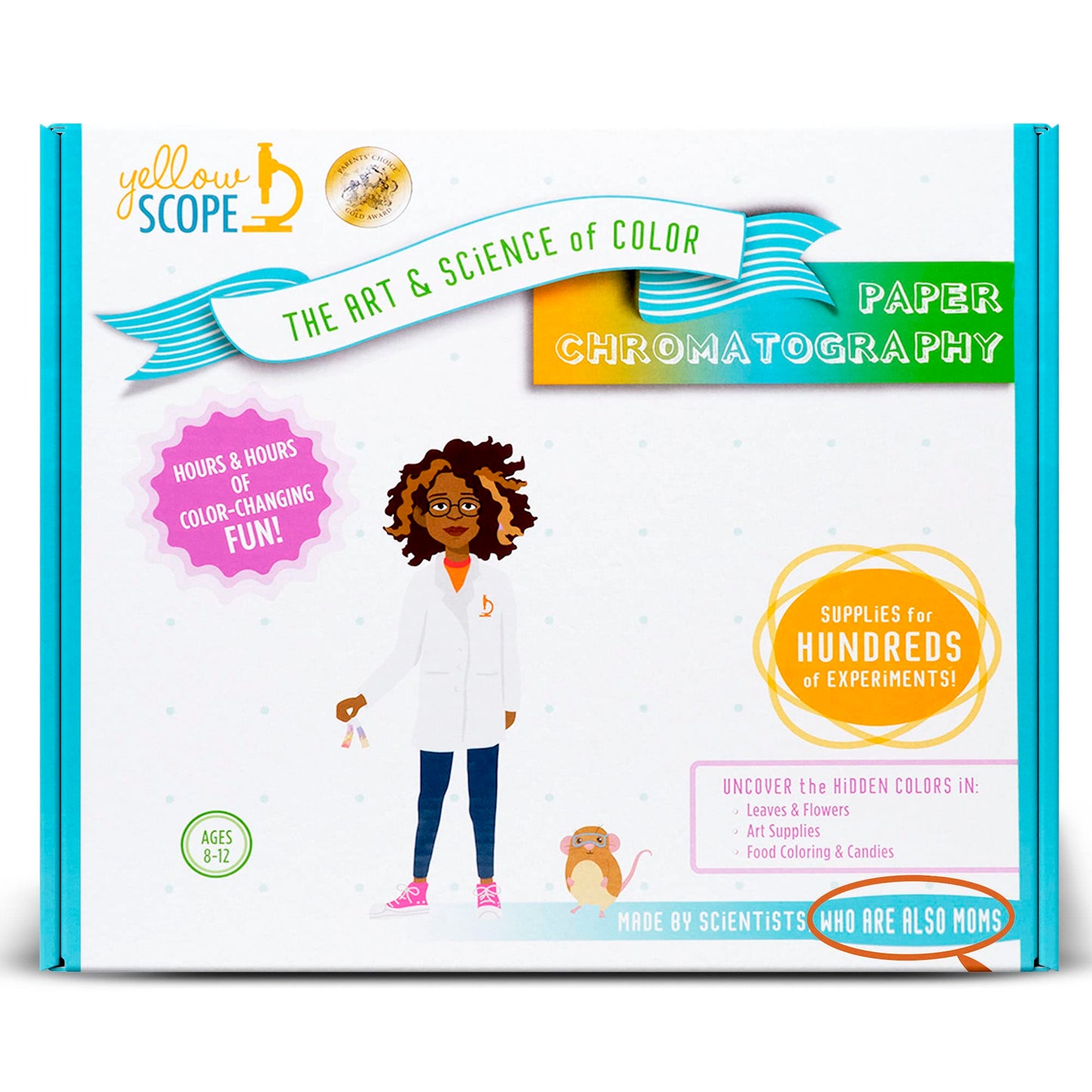 YELLOW SCOPE Paper Chromatopgraphy Science Kit for Kids, Toddler Activities, Preschool Learning Activities, STEM Kits for Girls and Boys, Educational & Fun for Ages 8 to 12