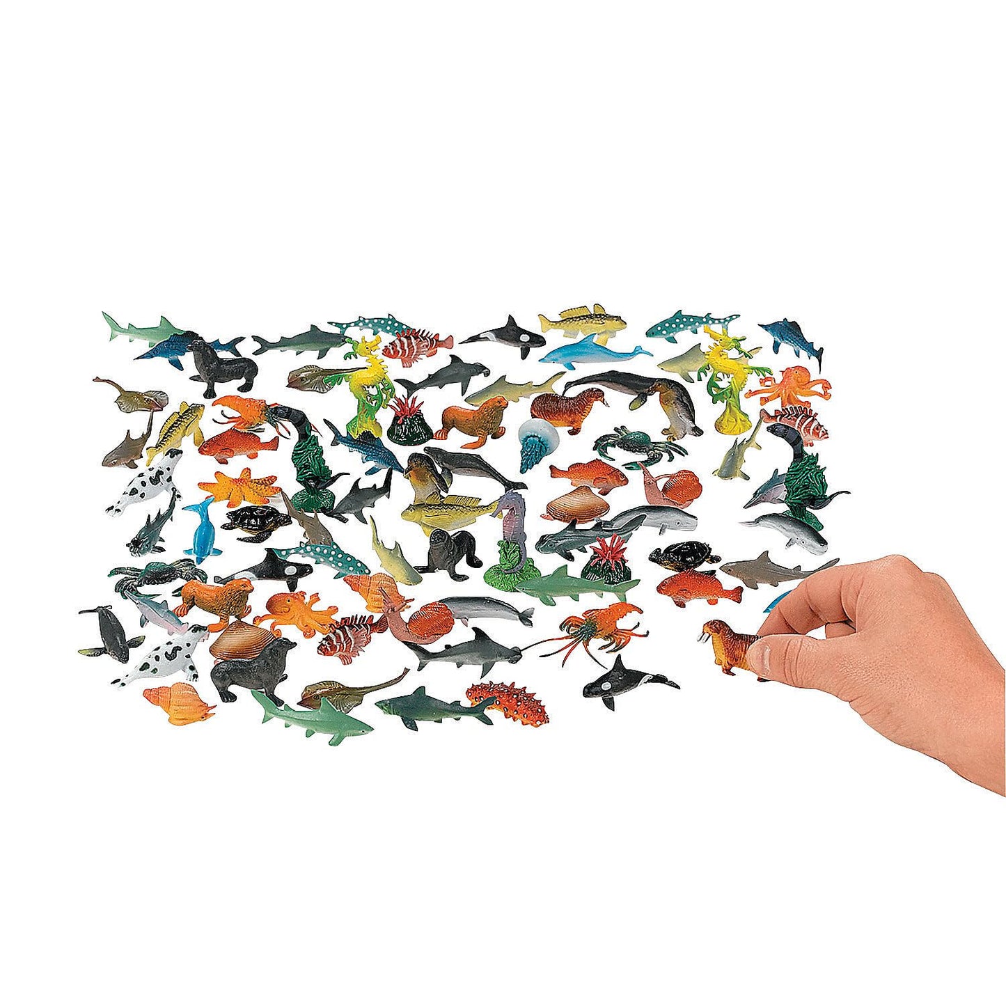 Under The Sea Plastic Sea Life Creatures 90 pc
