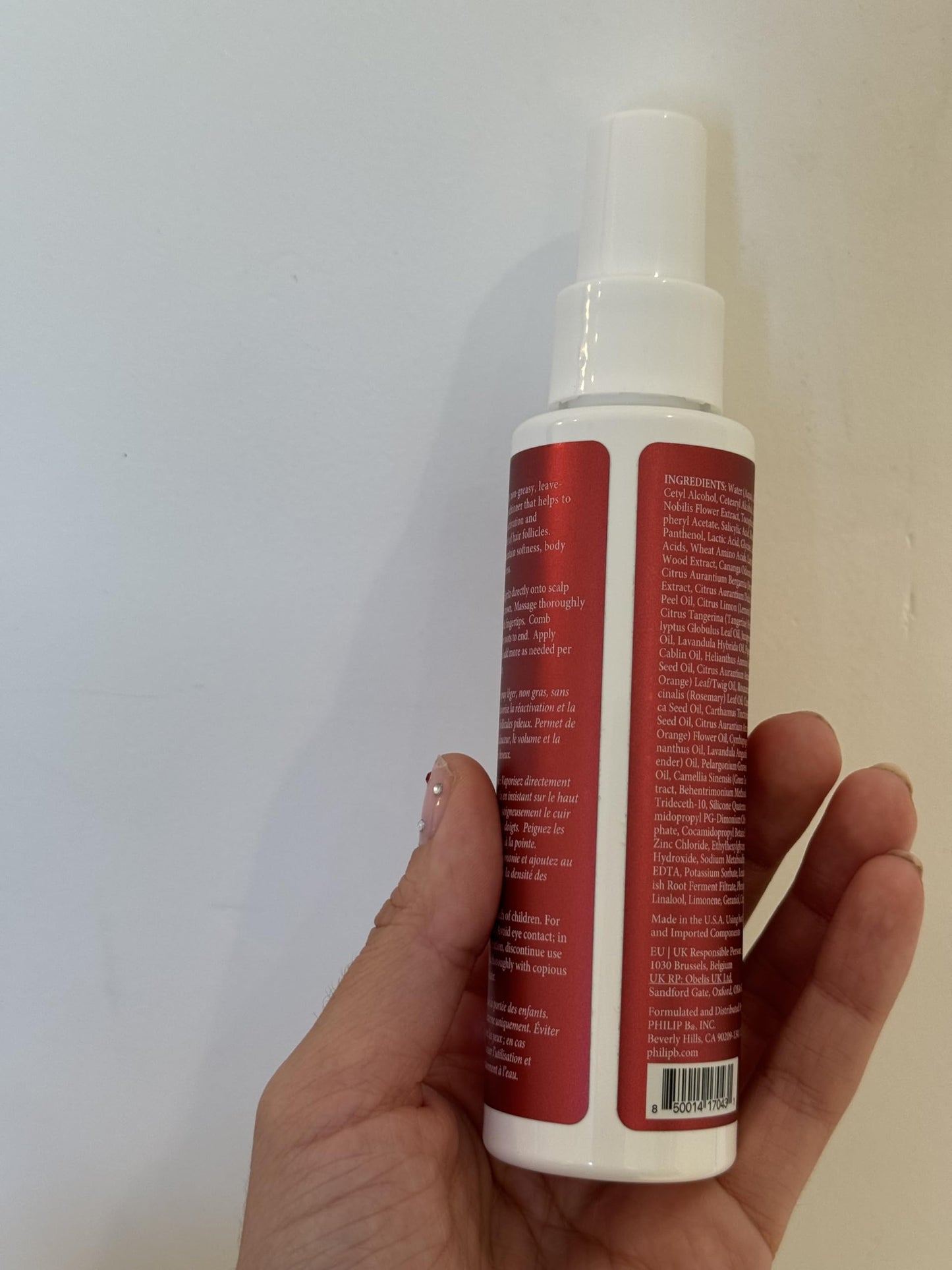 PHILIP B. Scalp Booster Leave-In Conditioner, 4.23 Oz - Scalp Treatment for Thicker, Denser Looking Hair - Made with Redensyl, Keratin Amino Acids and Salicylic Acid