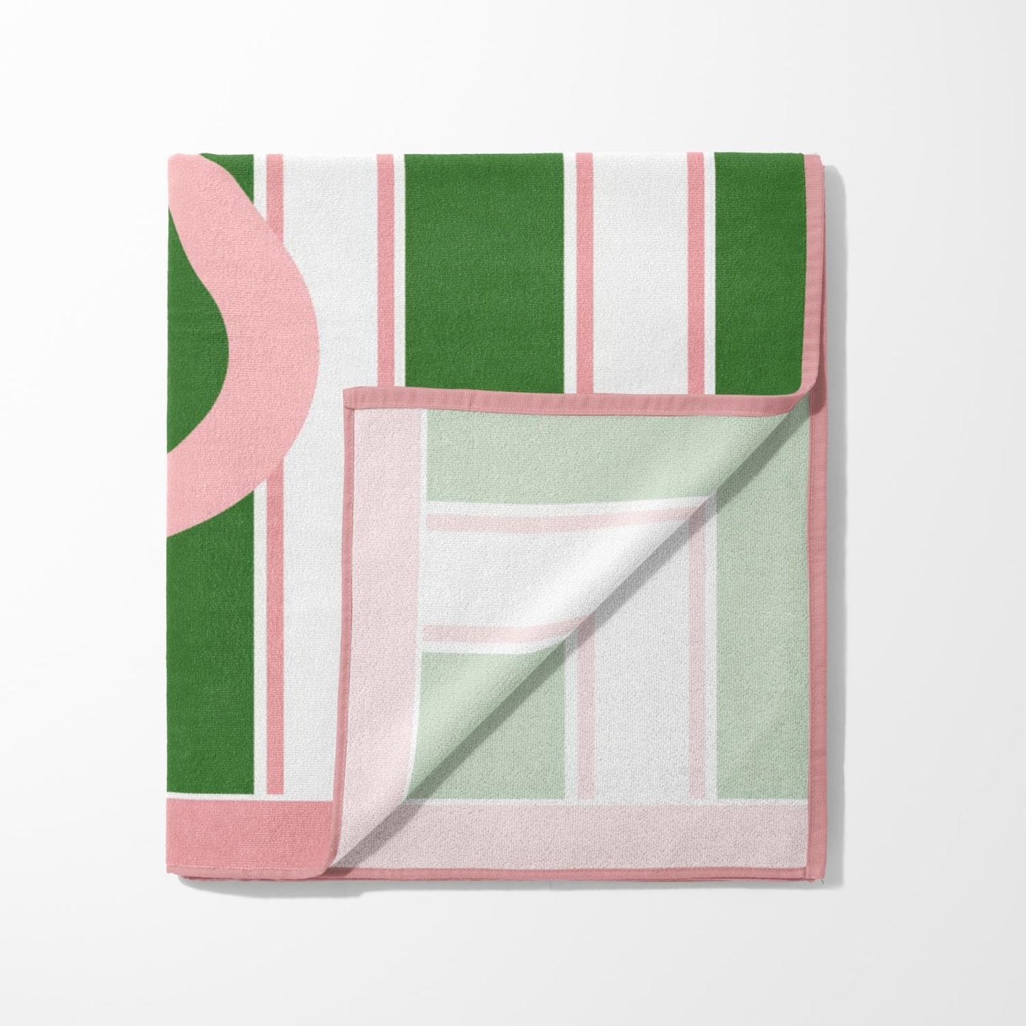 Jonathan Adler Oversized Velour Printed Beach Towel, 35" x 70", Flamingo