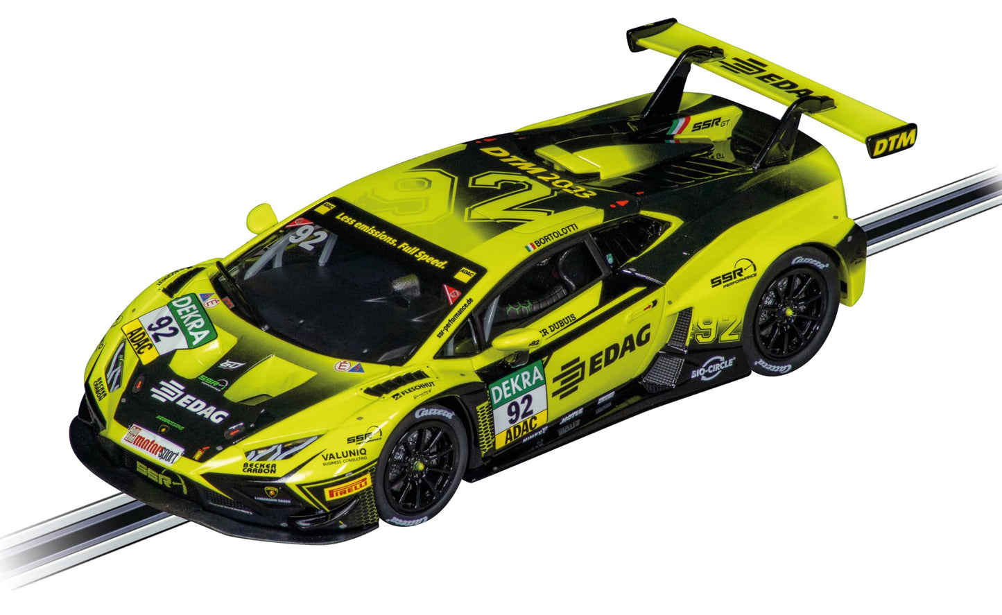 Carrera 32008 Lamborghini Huracán GT3 Evo2 SSR Performance, M.Bortolotti, No.92, DTM 2023 1:32 Scale Digital 132 Slot Car