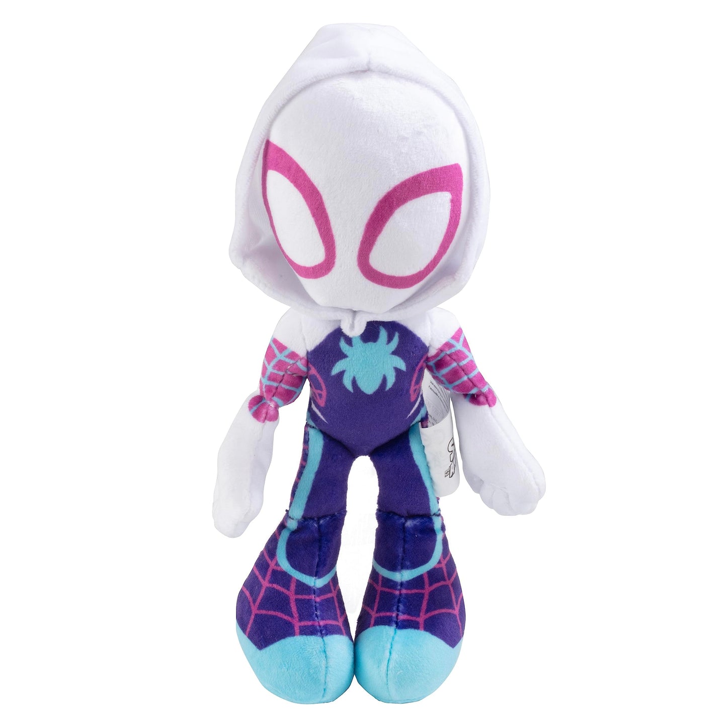 Marvel Spidey & His Amazing Friends 8" Plush 3-Pack Set - Spider-Man, Miles Morales & Gwen Stacy Ghost - Officially Licensed - Stuffed Animal Toy Figures - Spider-Verse Gift for Kids, Boys & Girls