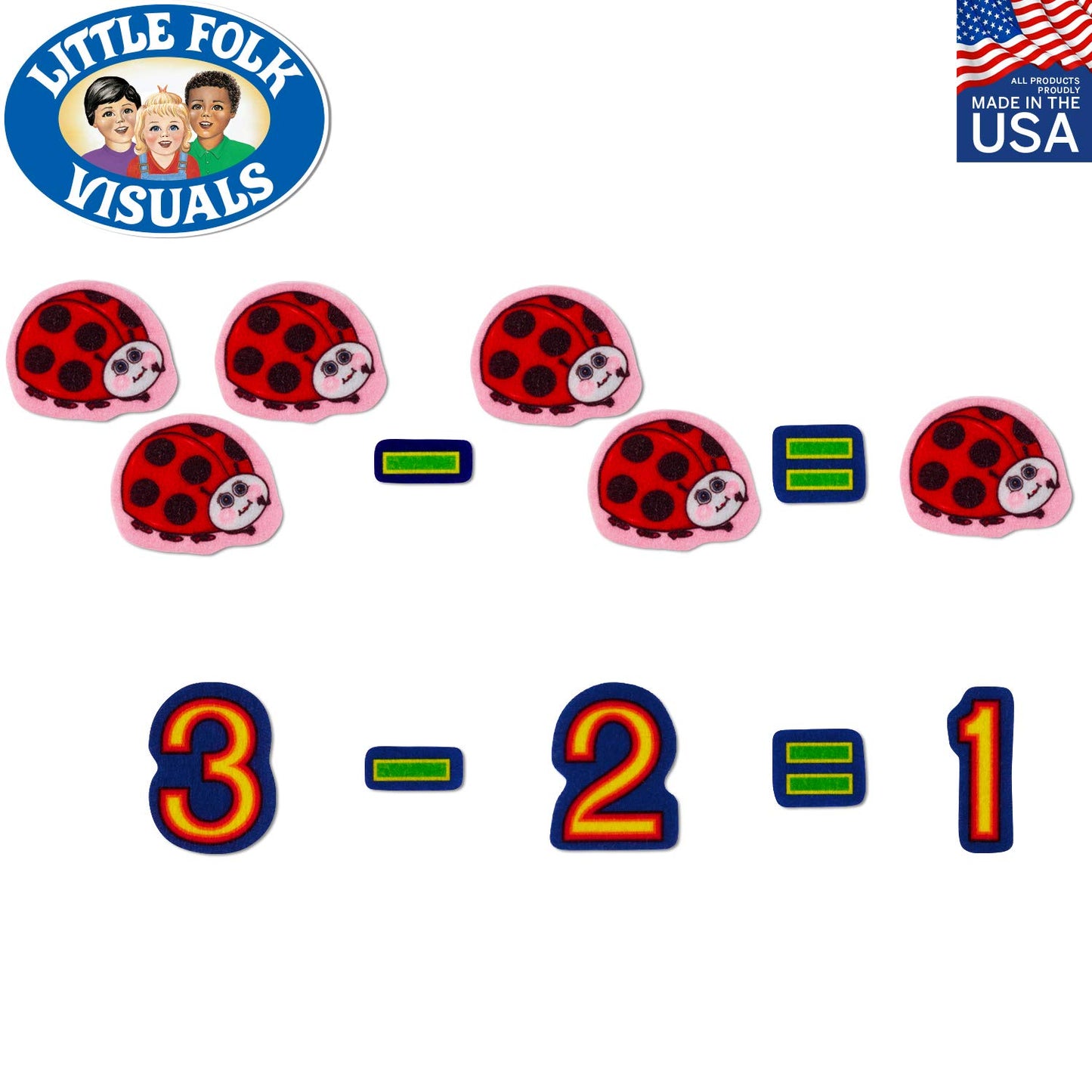 Little Folks Visuals LFV22101 Beginners Counting Flannel Boards
