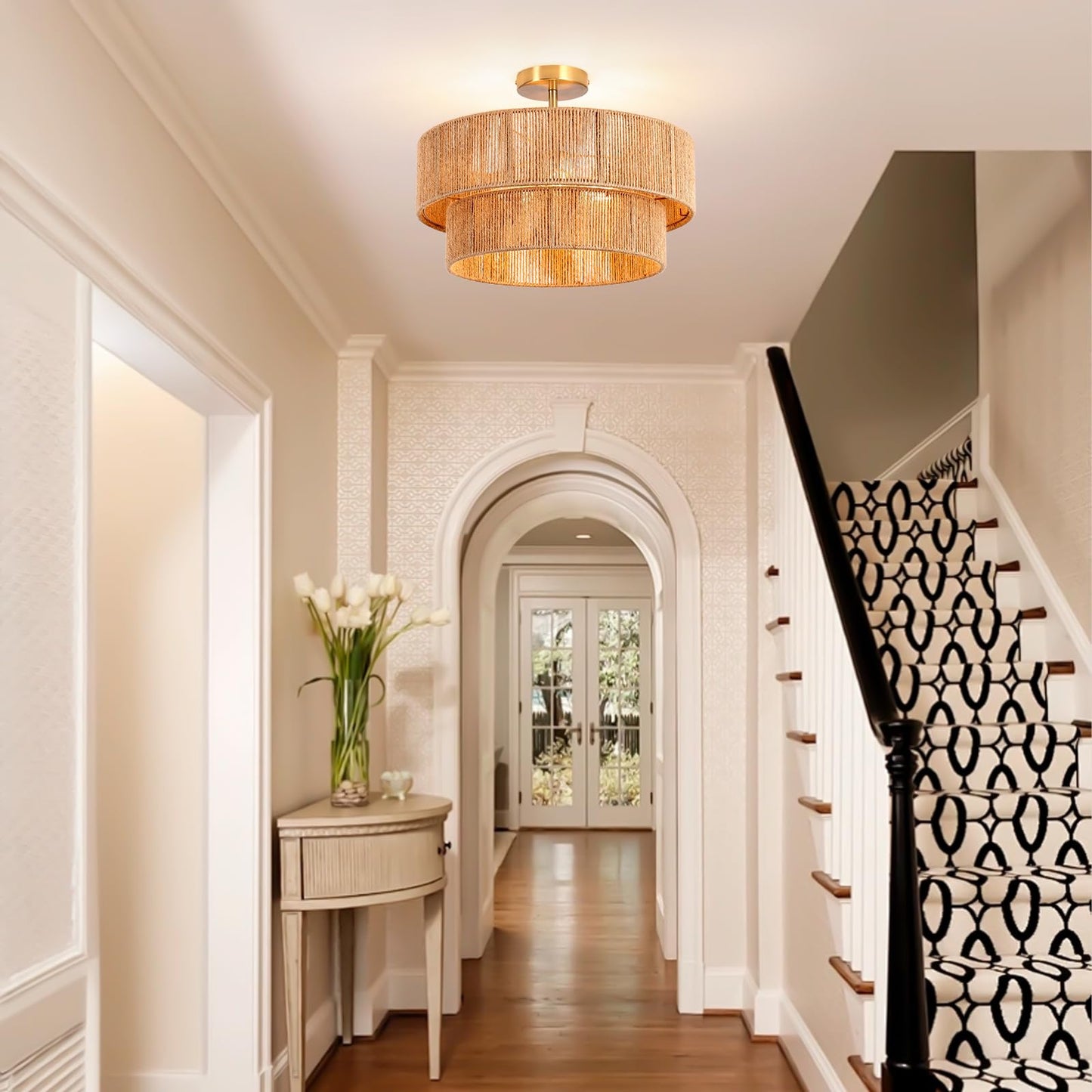 Lornwick Hemp Rope (18 inch, Ceiling Light)