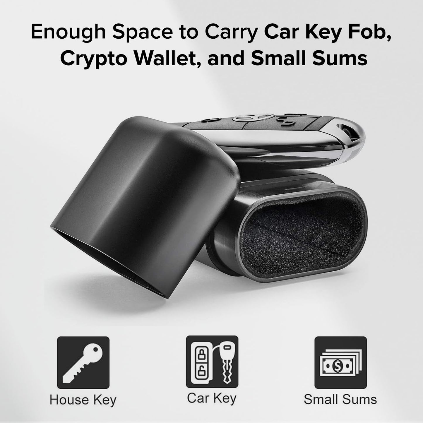VONETTI Bello Faraday Box for Car Keys- Anti-Theft Car Key Signal Blocking Pouch, RFID Keyless Entry Key Fob Protector & Blocker Blocking Cages- Car Accessories Gift for Men and Women