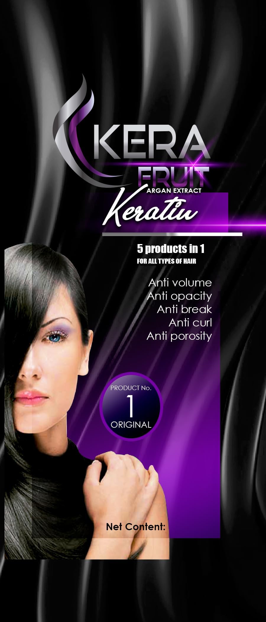 KERA FRUIT Cirugia Capilar 8 OZ Tratamiento Capilar Anti Volumen Anti Frizz
