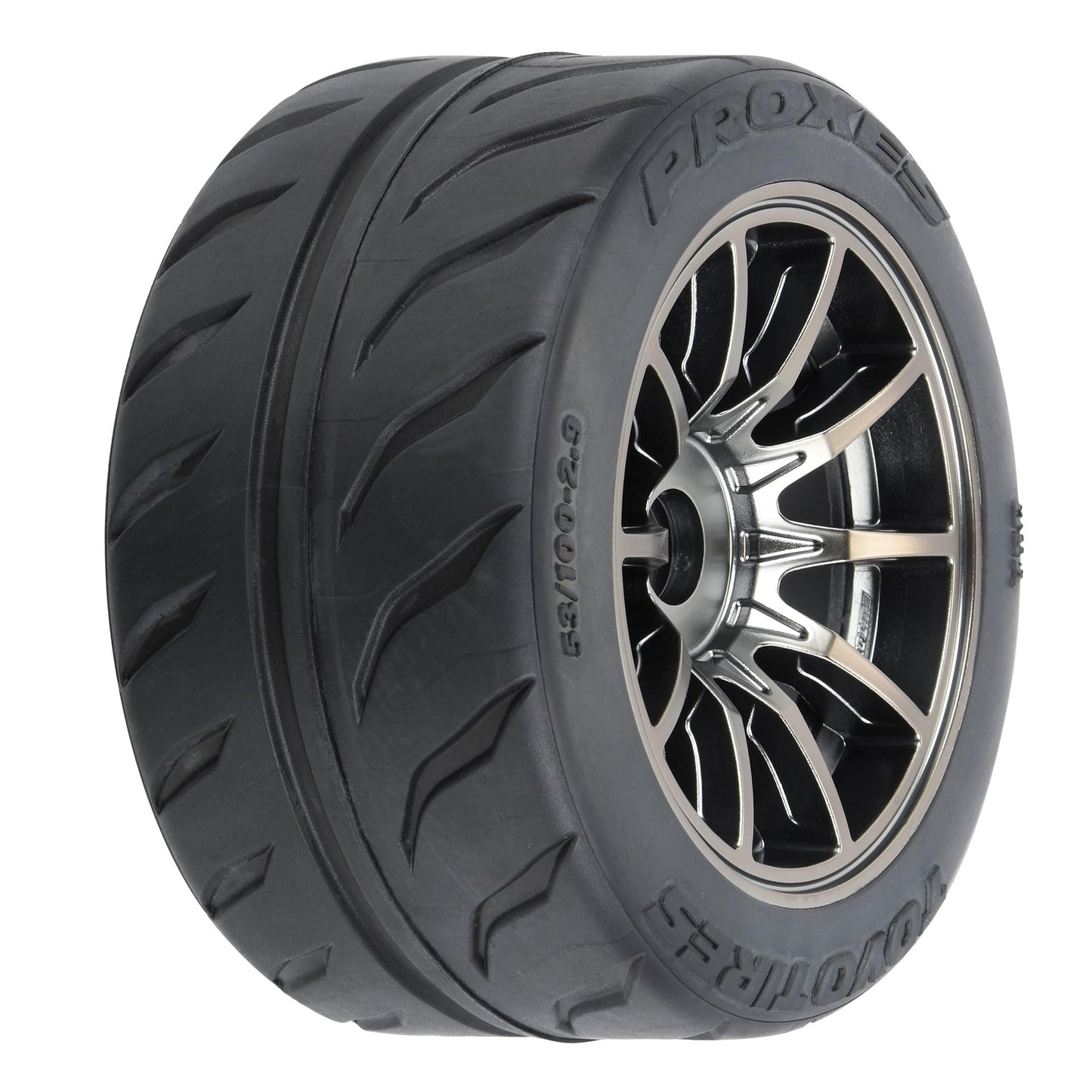 Pro-Line Racing Toyo Proxes R888R S3 F/R 53/100 2.9" BELTED MTD 17mm Spectre 2 PRO1025711