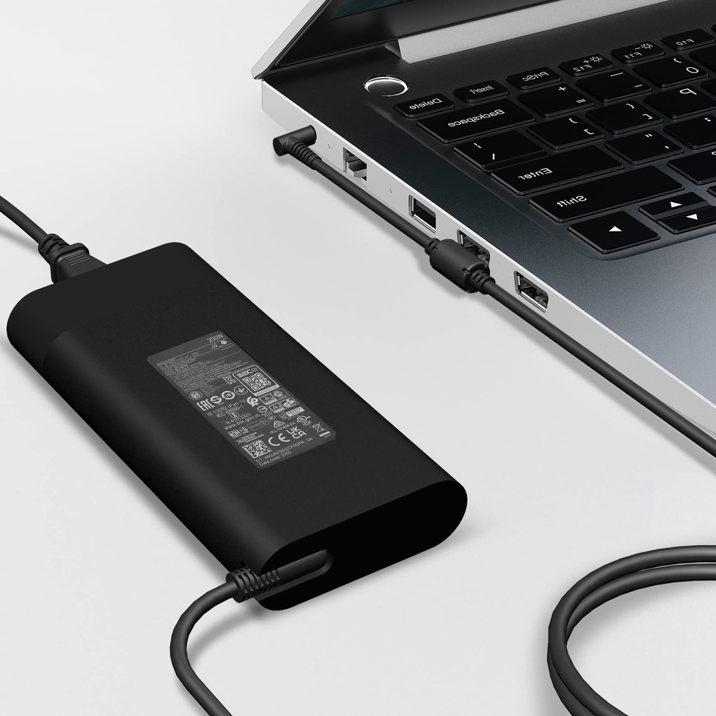 200W AC Charger Fit for HP Original Omen Pavilion 15 16 17 Victus 15 16 Zbook 15 17 ZBook Fury Create Studio Envy 15 2020 TPN-DA10 Gaming Laptop Power Adapter Supply