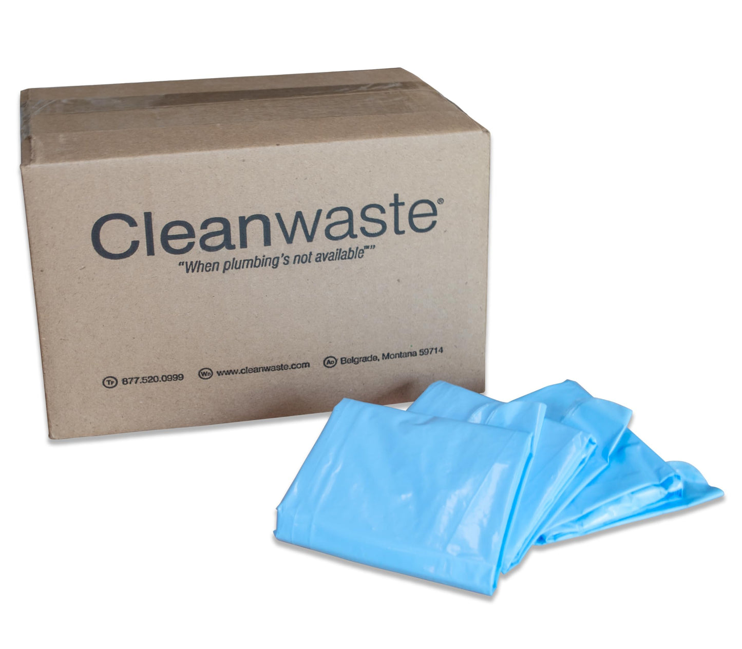 Sani-Bags by Cleanwaste, Disposable Commode Bags, Pack of 50