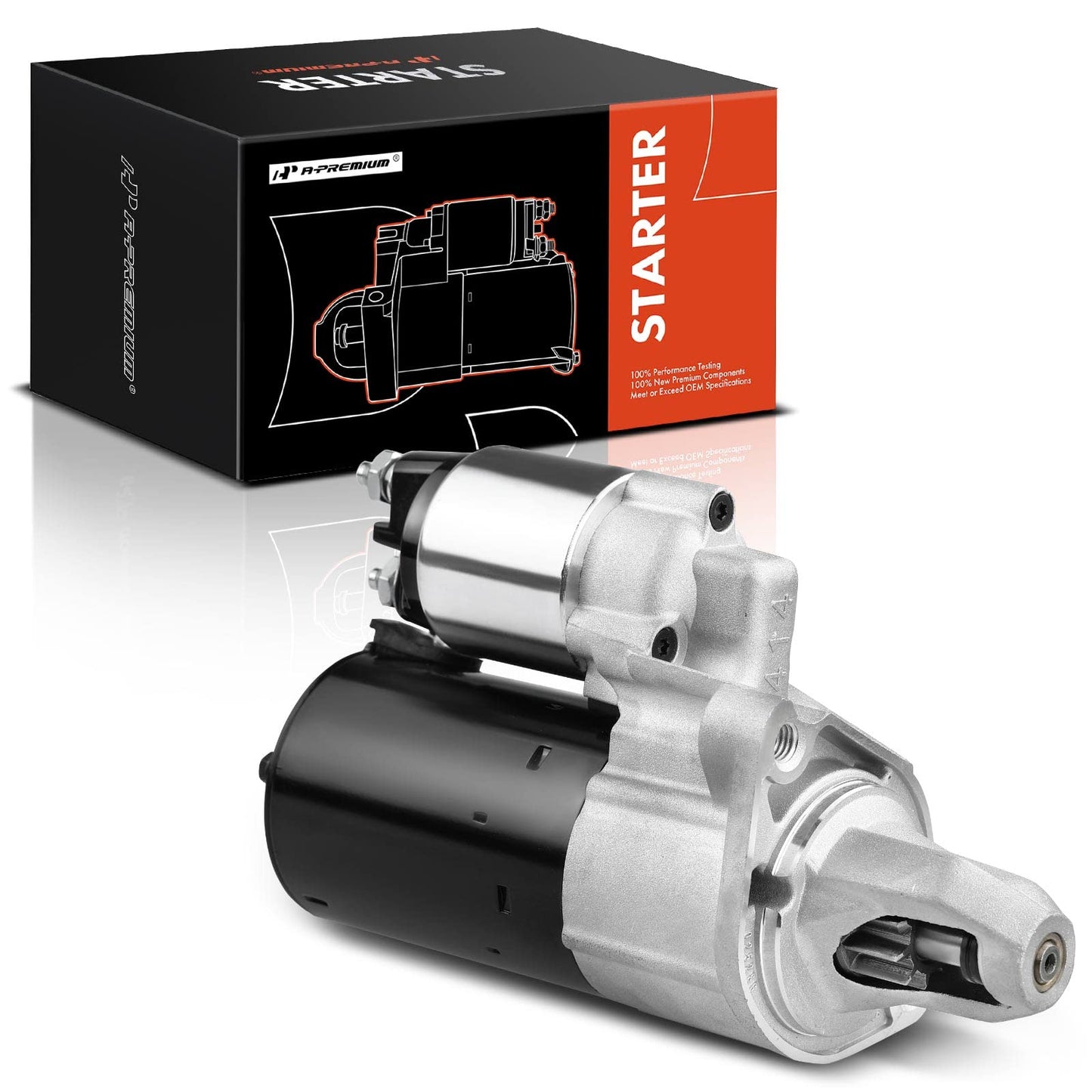 A-Premium Starter Motor Compatible with Mercedes-Benz C300 C350 CL550 E350 E550 GLK350 GL450 GL550 G550 S400 S550 SL550 SLK300 SLK350, 12V 1.4KW 10 Teeth Clockwise, Replace# 006-151-37-01