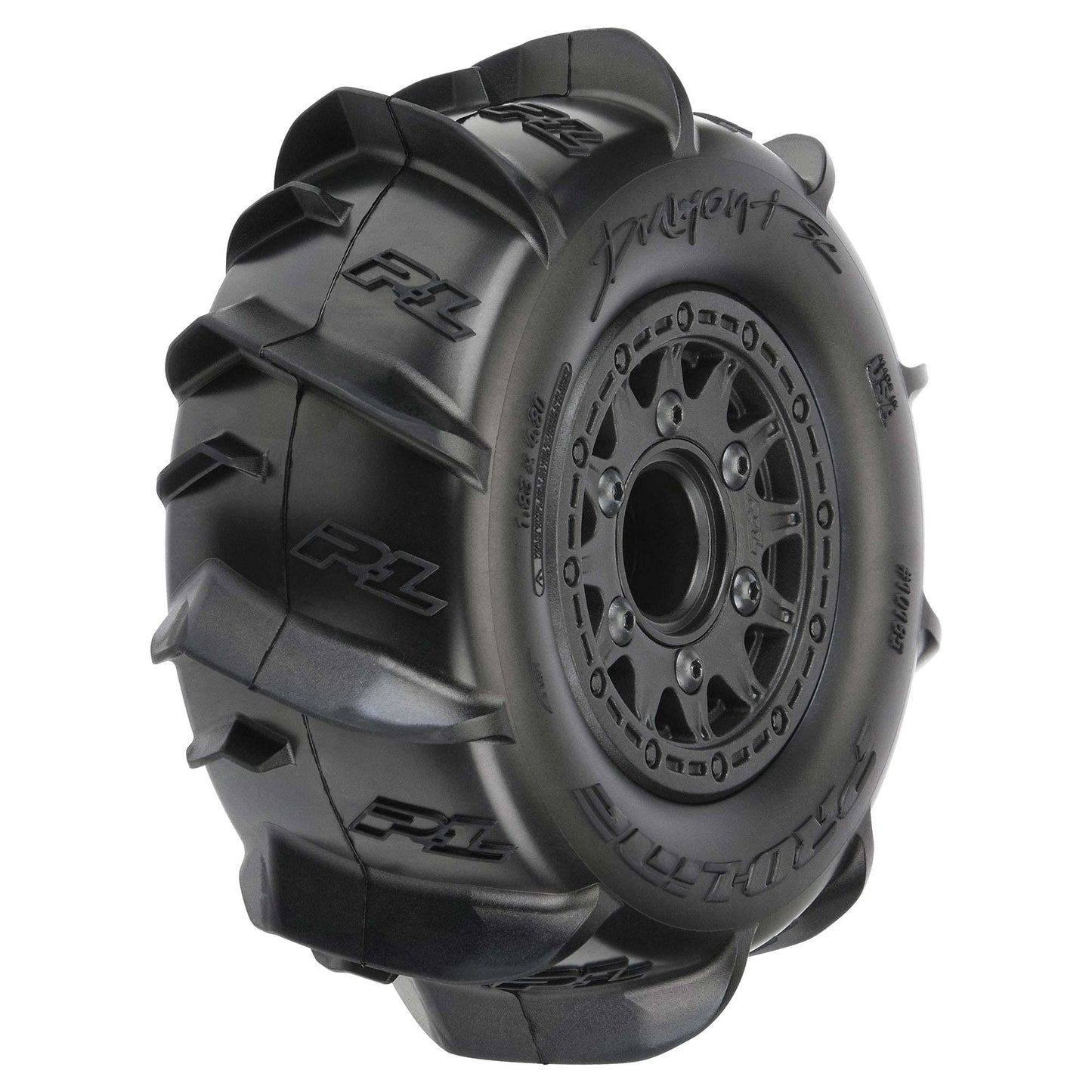 Pro-Line Racing Dumont Paddle SC 2.2/3.0 MTD Raid Blk F/R PRO1018510 RC Tire