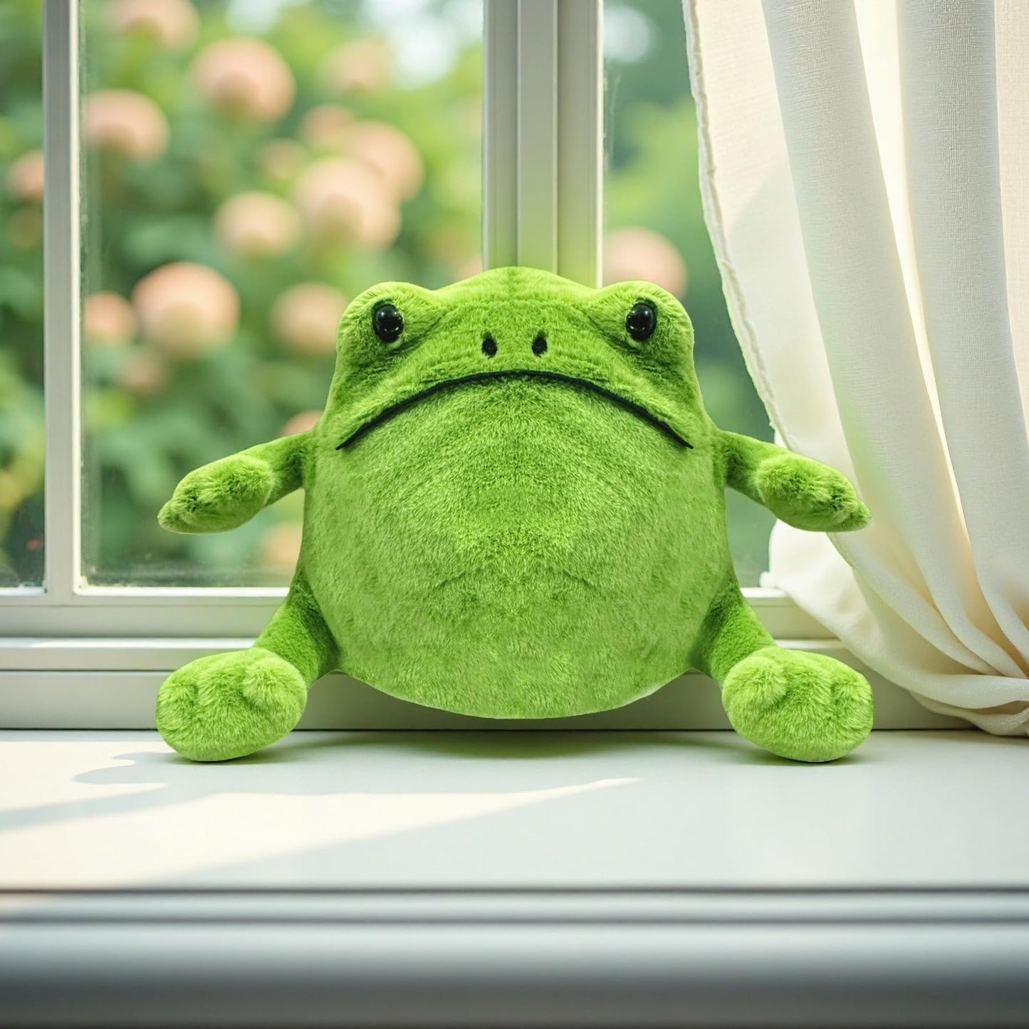 Green Frog Stuffed Animal, Amphibian Plush Toy - Classic Children's Gift (12-inch)