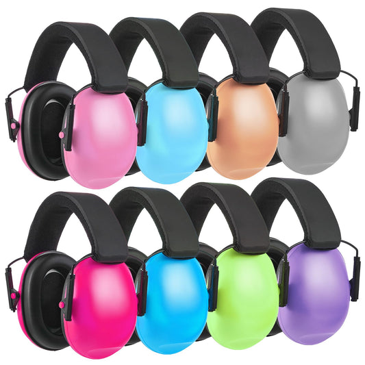 Amylove 8 Pcs Kids Ear Protection Noise Cancelling Headphones Noise Reduction Ear Muffs 27dB Hearing Protection (8 Colors)