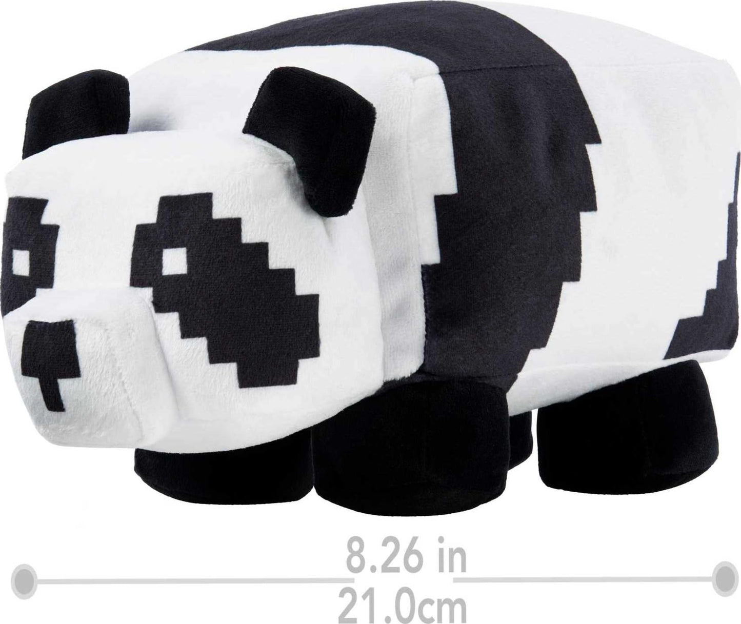 Mattel Minecraft Basic Panda Plush, Video-Game Character Soft Doll, Collectible Toy Gift for Ages 3 Years & Older