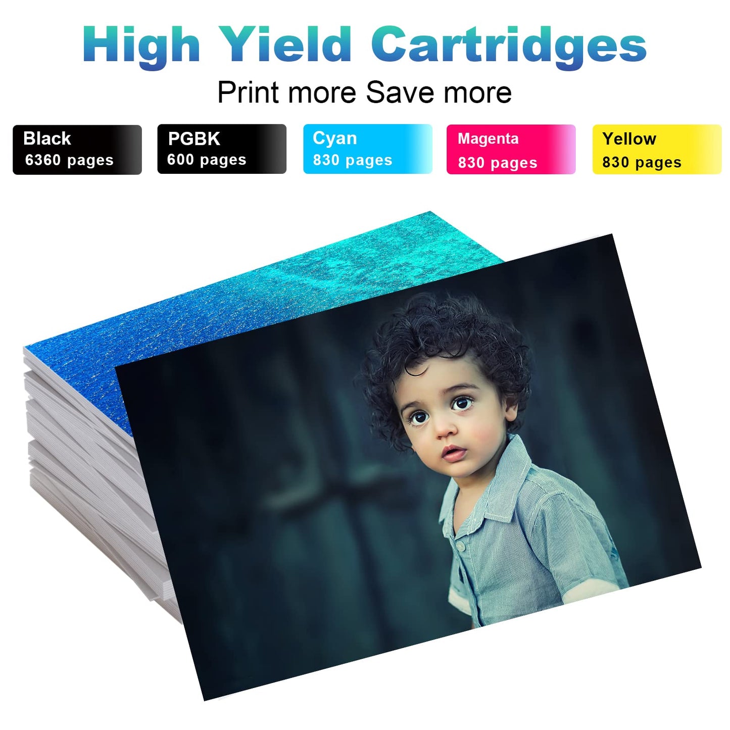 280XXL 281XXL PGI-280 CLI-281 Compatible Ink Cartridge Replacement for Canon 280 281 XXL Ink to use with PIXMA TR8600 TS9500 TR8622 TR8622a TR8620 TS700 TS6100 TS6120 TR7520 TS6200 Printer (5 Pack)
