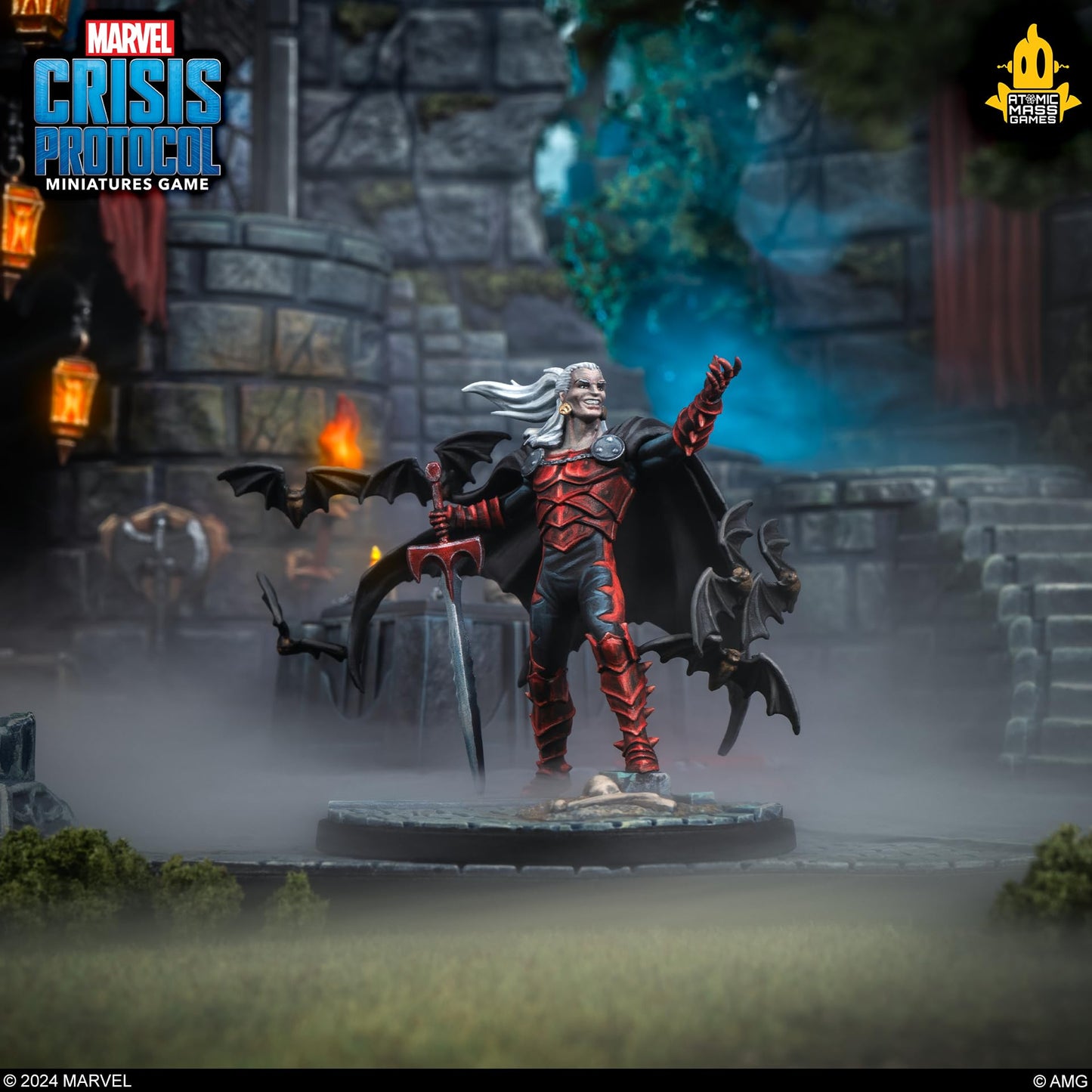 Marvel: Crisis Protocol Tomb of Dracula Character Pack - Add Supernatural Legends to Your Team! Tabletop Superhero Game, Ages 14+, 2 Players, 90 Min Playtime, Made by Atomic Mass Games