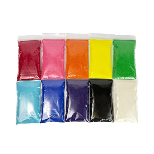 CuteyCo Crafty Sand - 10 Colors: 3 lbs of Vibrant Craft & Play