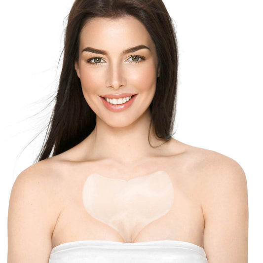 BLUMBODY Chest Wrinkle Pads – Anti-Wrinkle Silicone Patches Skin Firming & Smoothing – Reusable Overnight Chest Pads – Anti-Aging Crepe Erase Pads – Neck & Décolleté (2-Month Supply)