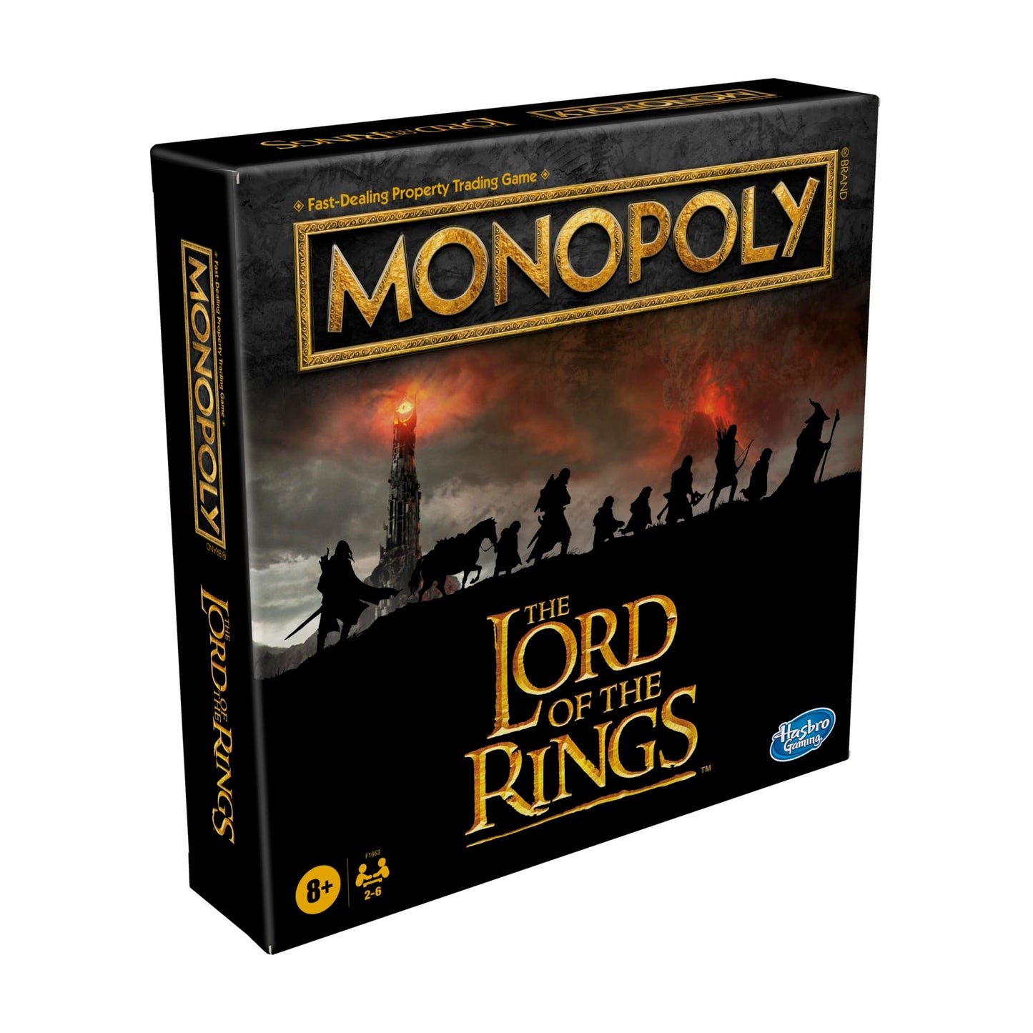 Hasbro Gaming Monopoly: The Lord of The Rings Edition Board Game Inspired by The Movie Trilogy, Play as a Member of The Fellowship, Ages 8 and Up (Amazon Exclusive)