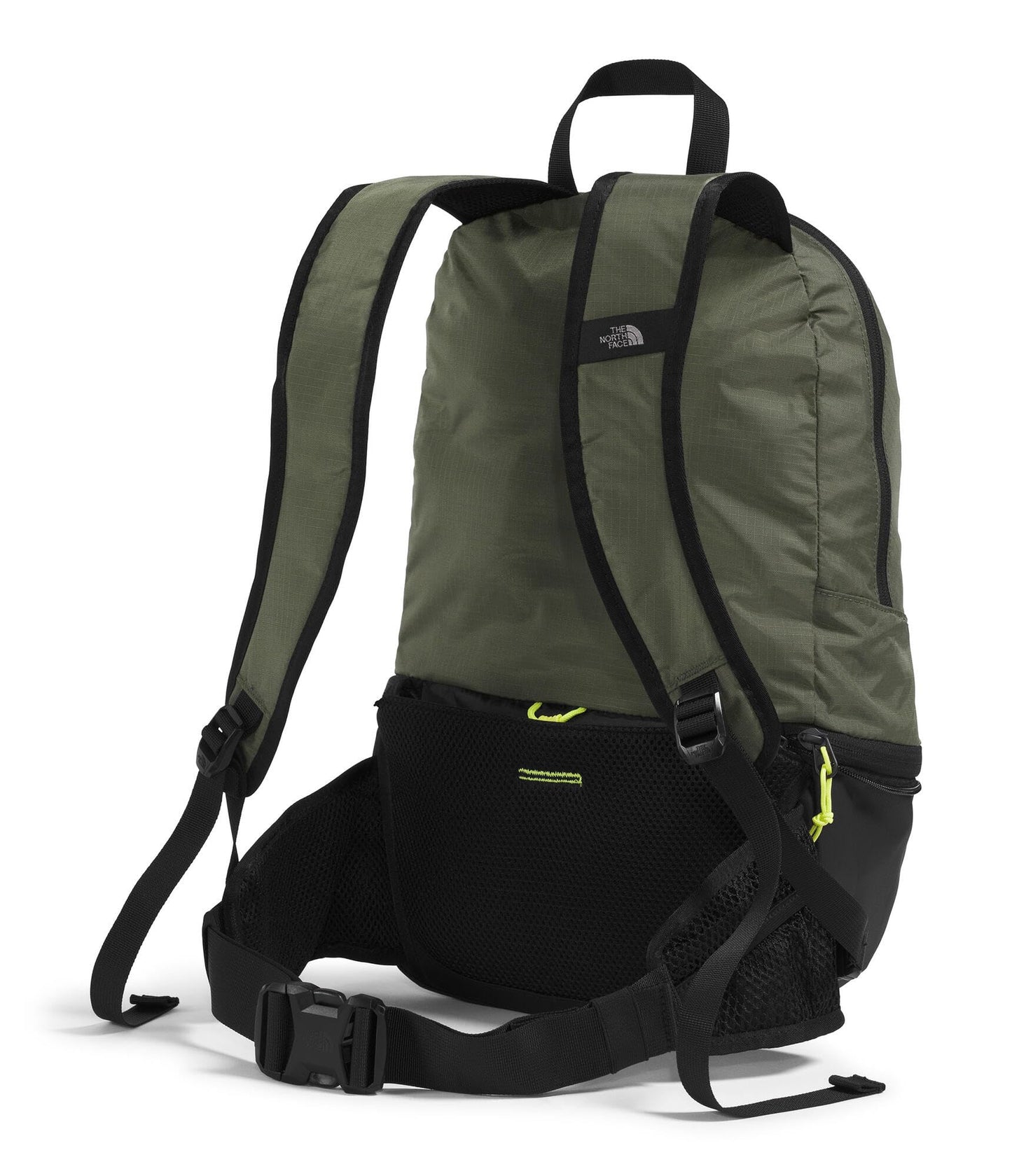 THE NORTH FACE Borealis Convertible Pack | Commuter Laptop Backpack with Removable Lumbar Pack, Water Repellent Finish, New Taupe Green/TNF Black/Fizz Lime, One Size