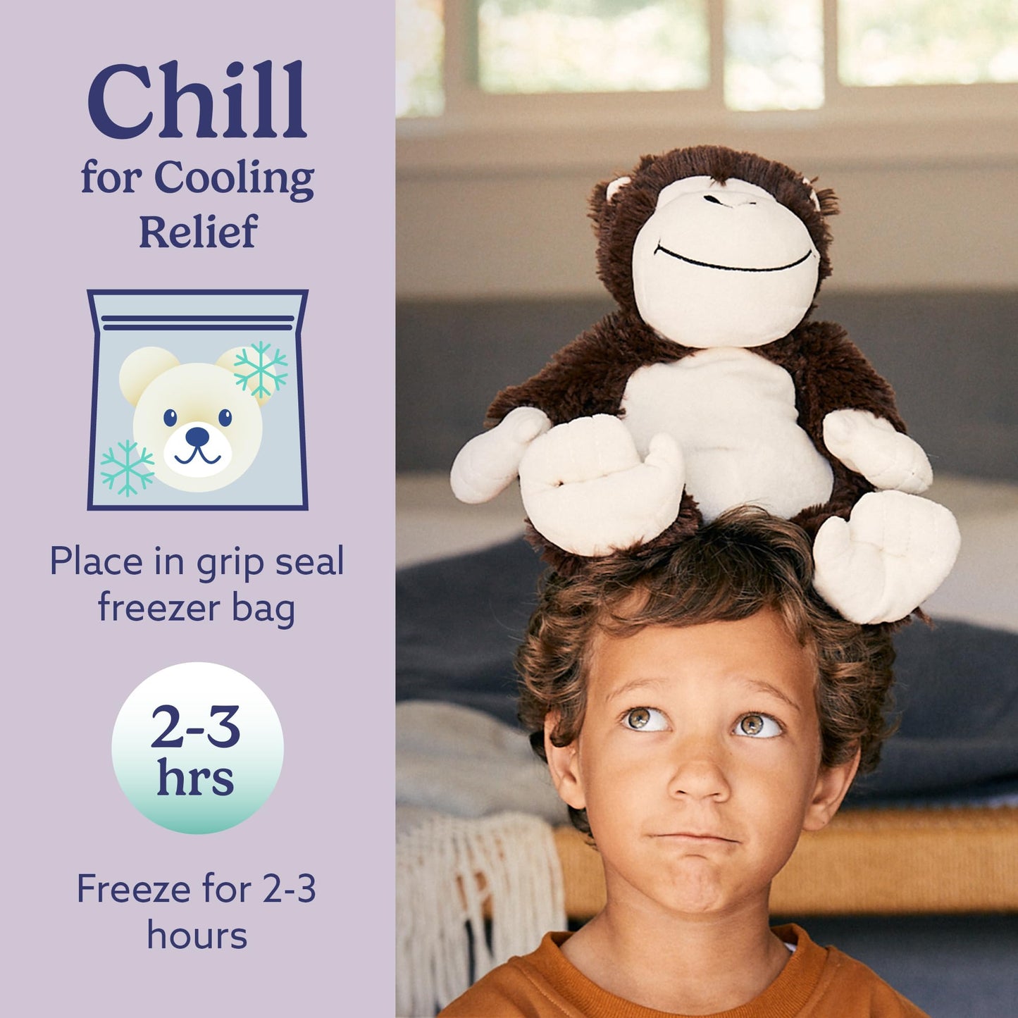 Intelex, Warmies Cozy Therapy Plush - Monkey