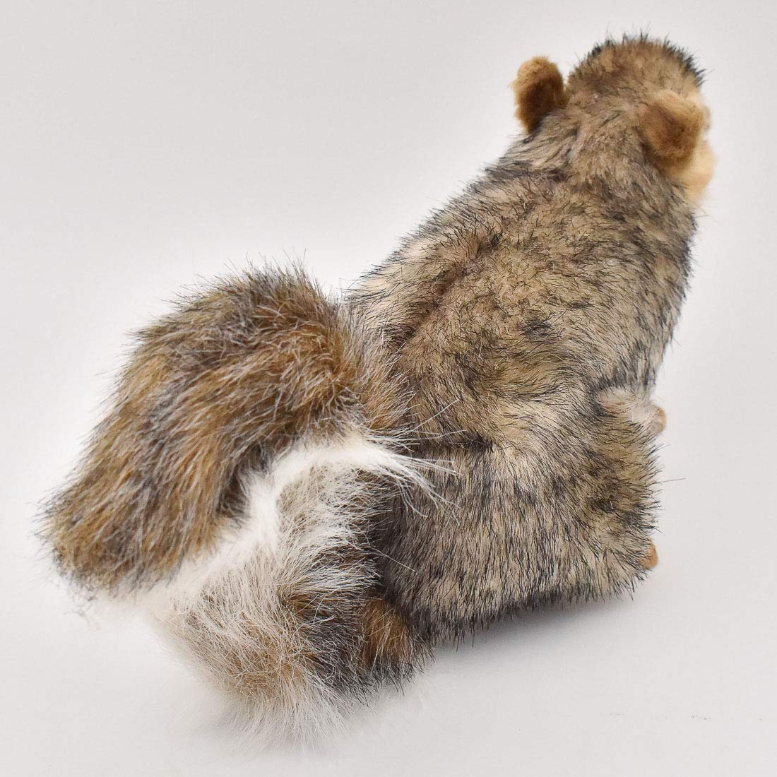 Hansa Sitting Squirrel Plush, Gray