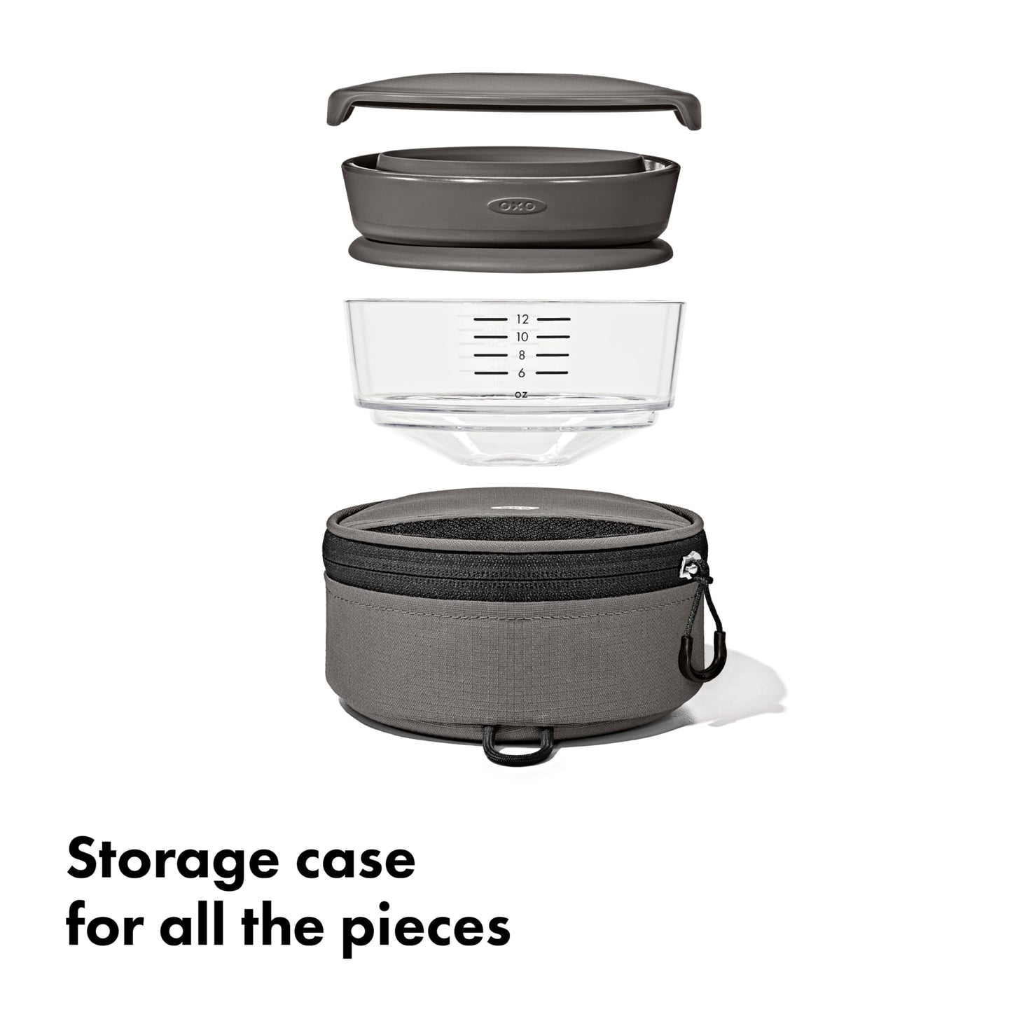 OXO Brew Collapsible Pour-Over Coffee Maker with Storage Case
