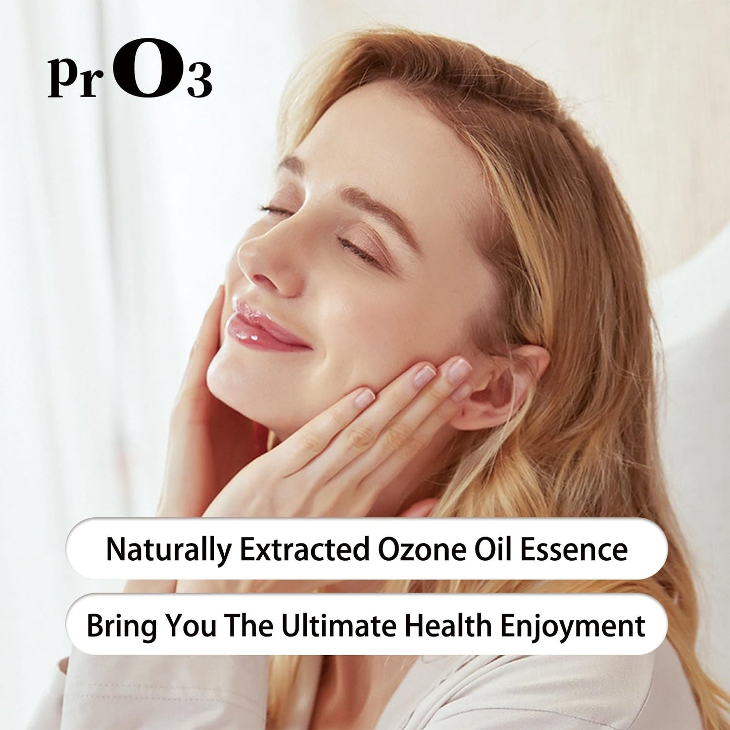 PrO3 Fully Ozoneted Olive Oil-100% Pure Ozone Oil-1 OZ-Glass Dropper Bottle-Organic Natural for Skin Care Essence Oil- Rich in Reactive Oxygen.