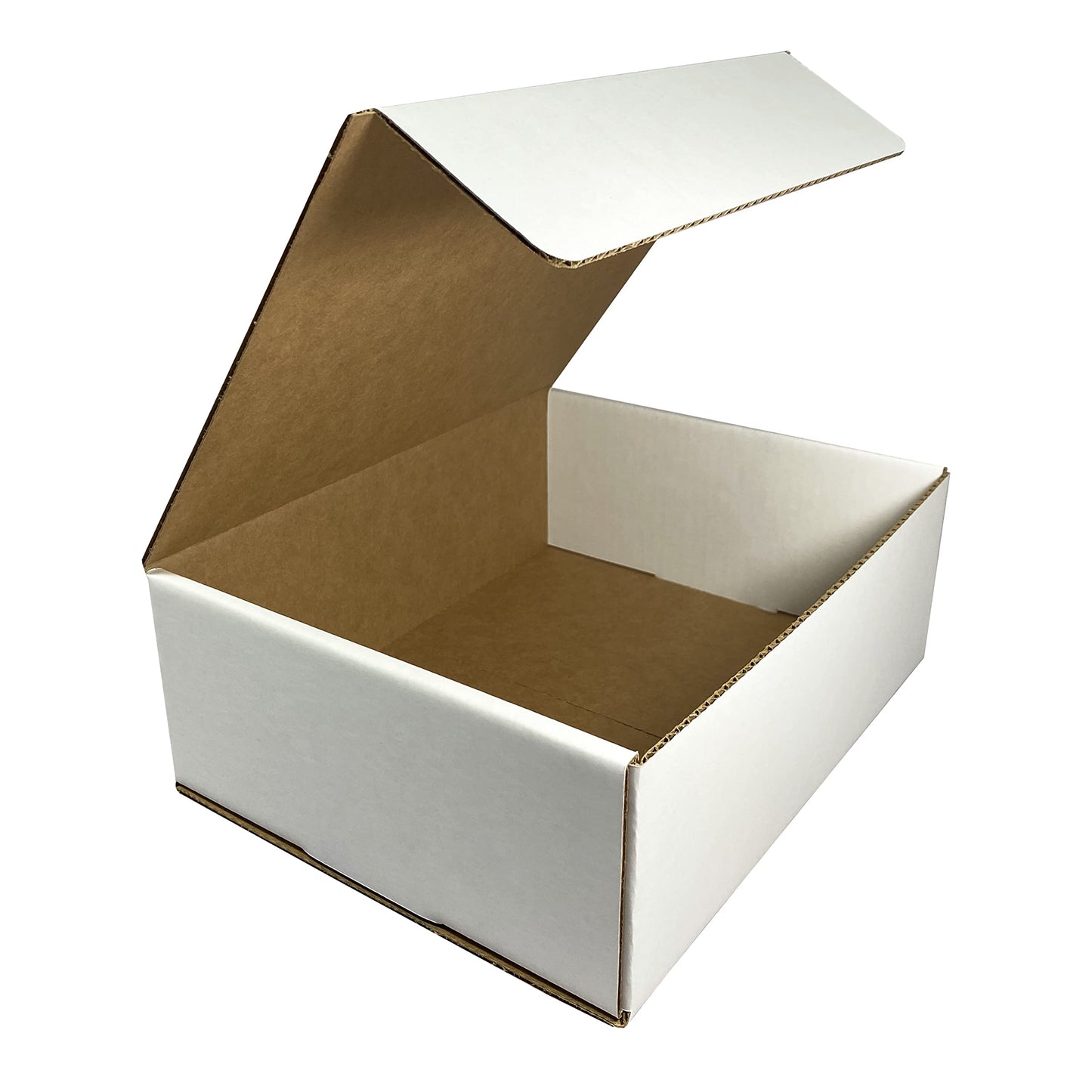 Amazon Basics Mailer Shipping Box, 50 Pack, White, Cardboard Box for Packaging Small Business for 12.13 x 9.75 x 4 inches