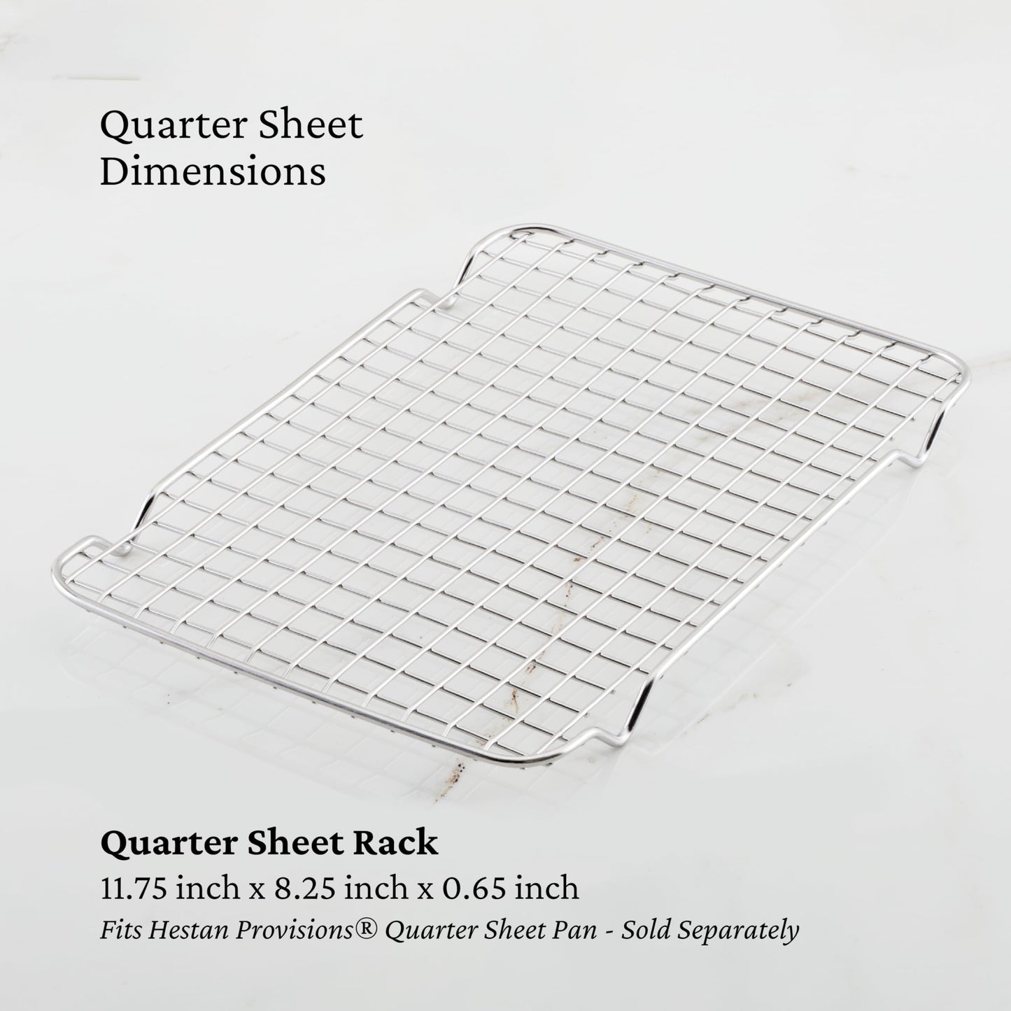 Hestan Provisions OvenBond – Quarter Sheet Pan Rack, 11.75" L x 8.25" W (Cooling Rack)