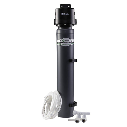 AO Smith Water Filter for Sink Faucet - Advanced Direct Connect Under Sink Water Filter System - Claryum Filtration Reduces 99% of 78 Harmful Contaminants - AO-MF-ADV