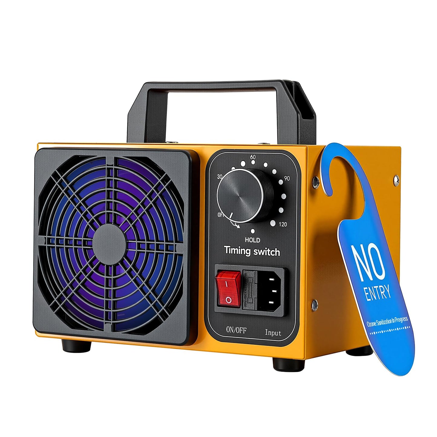 HHGM 148,000mg/h Dual-Fan Ozone Machine Generator High Capacity Ozone Odor Eliminator Odor Removal Air Purifier Ionizer & Deodorizer for Car, Home, Smoke, Pets, Industrial, Basement, Commercial