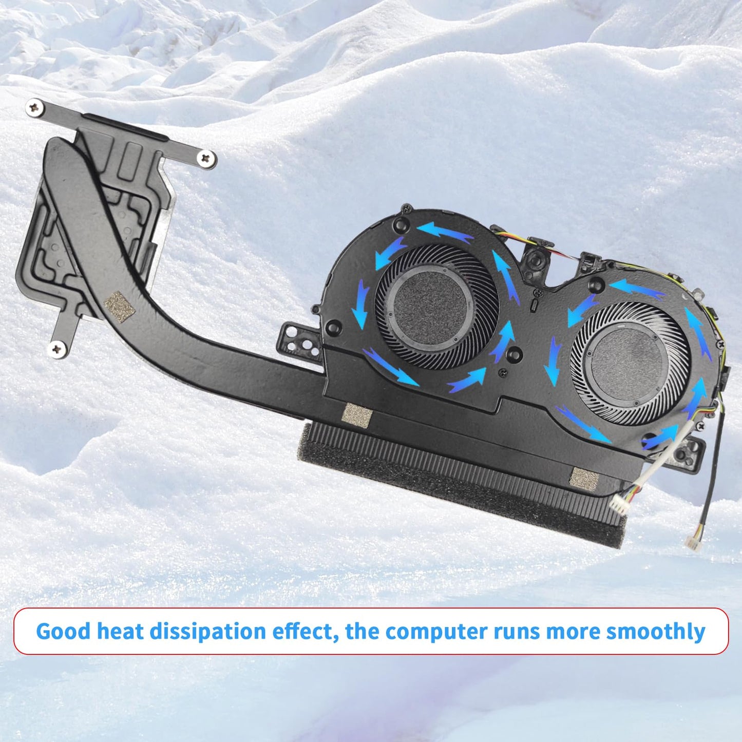 Lzcdelyxiao CPU Cooling Fan with Heatsink DFS1507053H0T FLMU Compatible with Lenovo Yoga C740-15IML C740-15 Series 5H40S19962